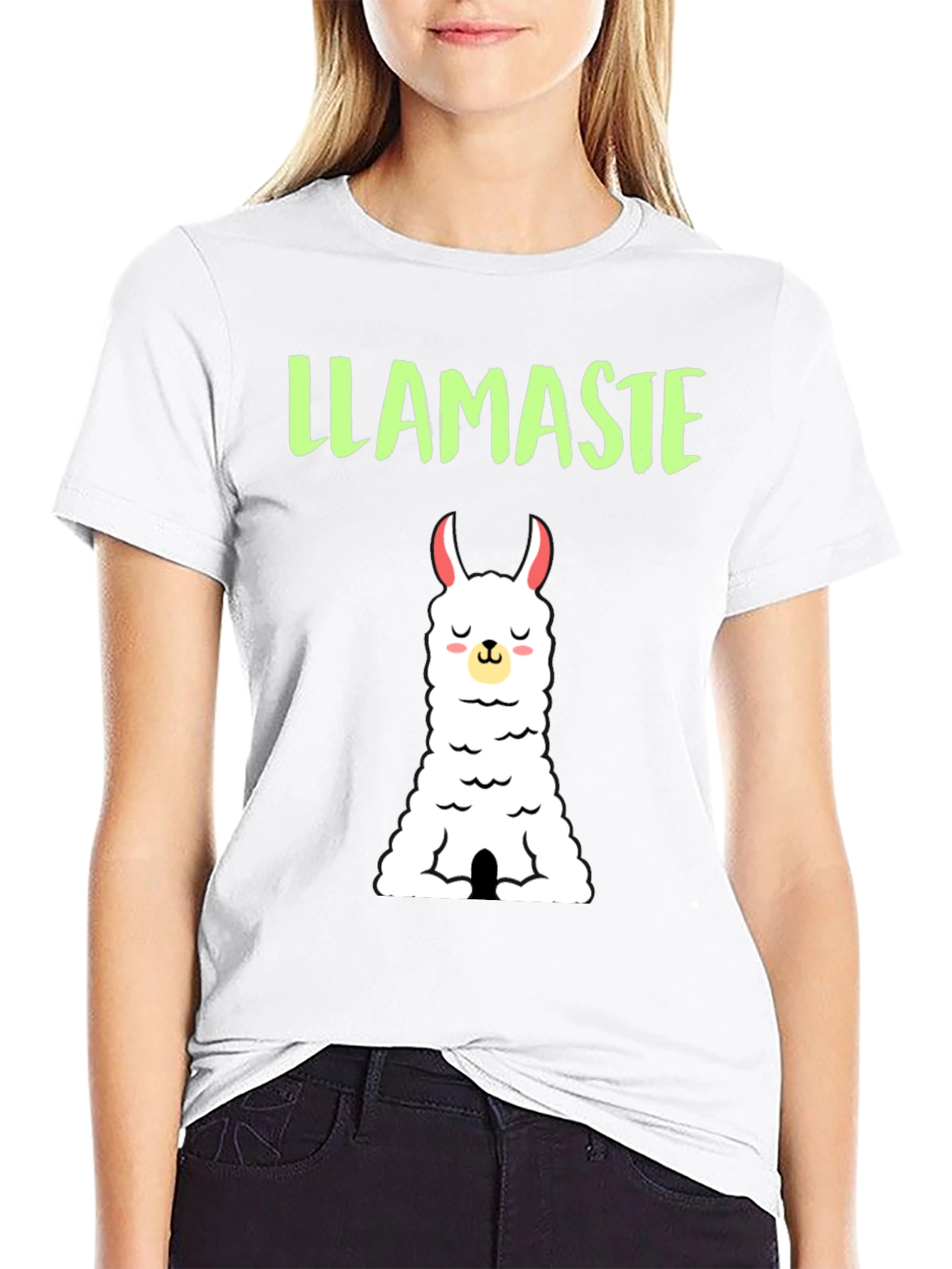 Llamaste T-Shirt - Yoga Llama Funny Tee