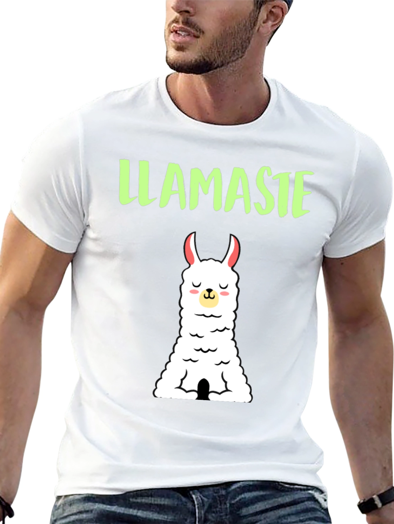 Llamaste T-Shirt - Yoga Llama Funny Tee