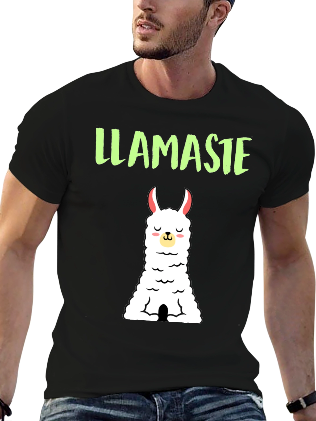 Llamaste T-Shirt - Yoga Llama Funny Tee