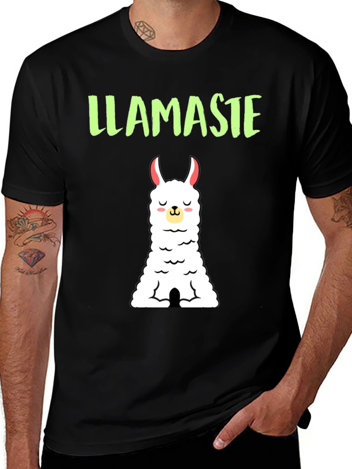 Llamaste T-Shirt - Yoga Llama Funny Tee