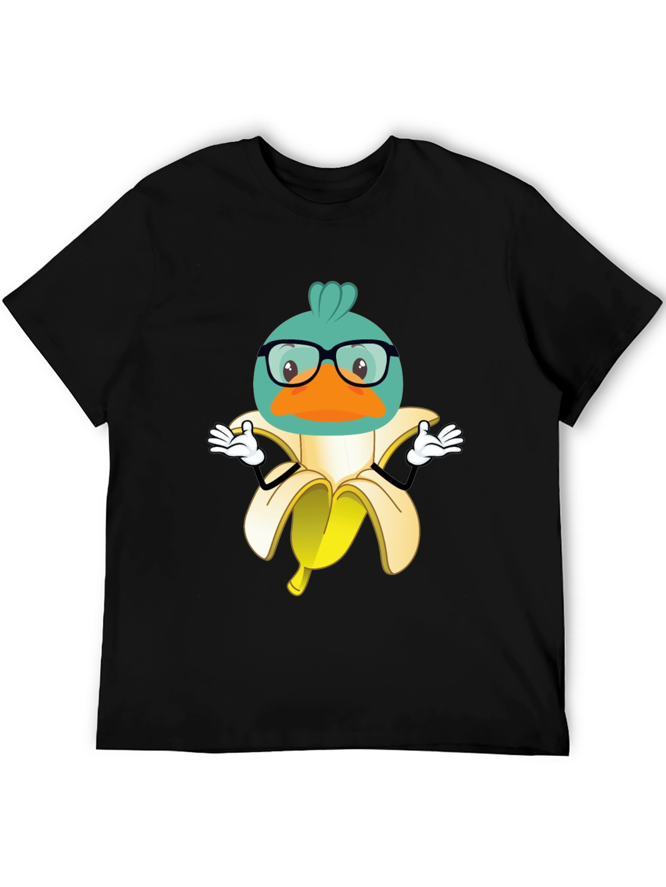Duck Banana T-Shirt - Quirky Graphic Tee