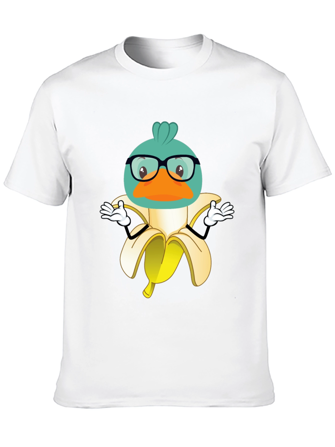 Duck Banana T-Shirt - Quirky Graphic Tee