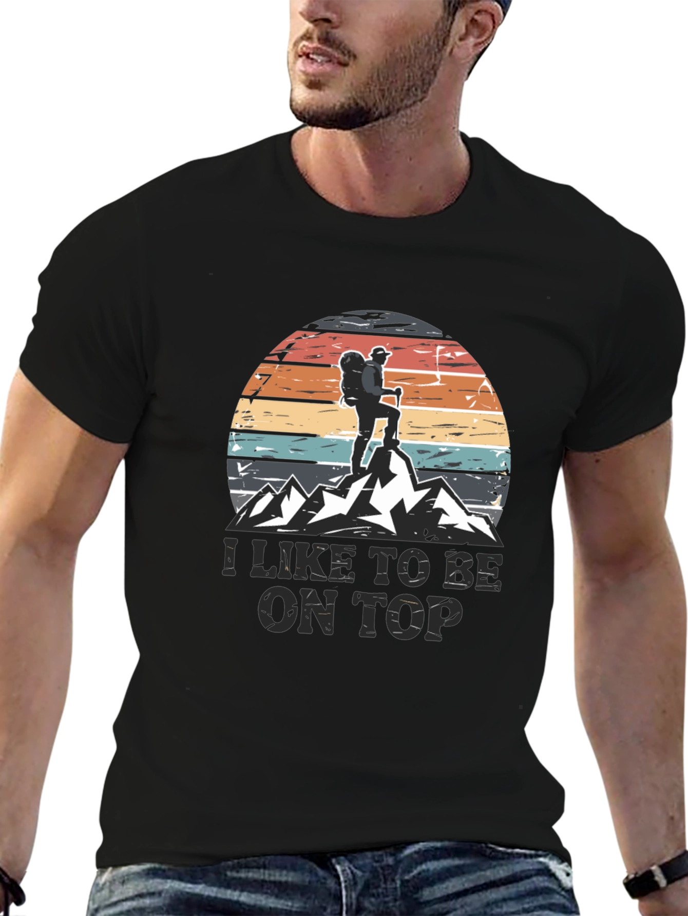 I Like To Be On Top Hiking T-Shirt