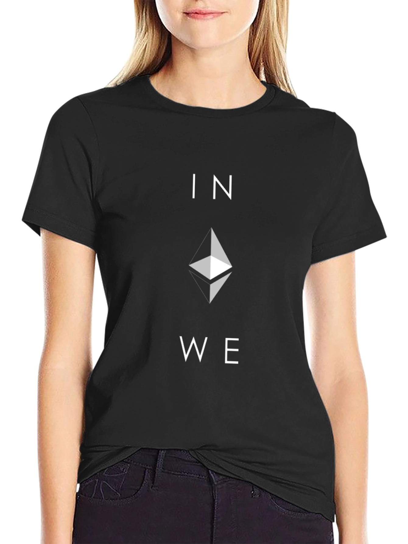Ethereum Crypto Graphic T-Shirt - In ETH We Trust
