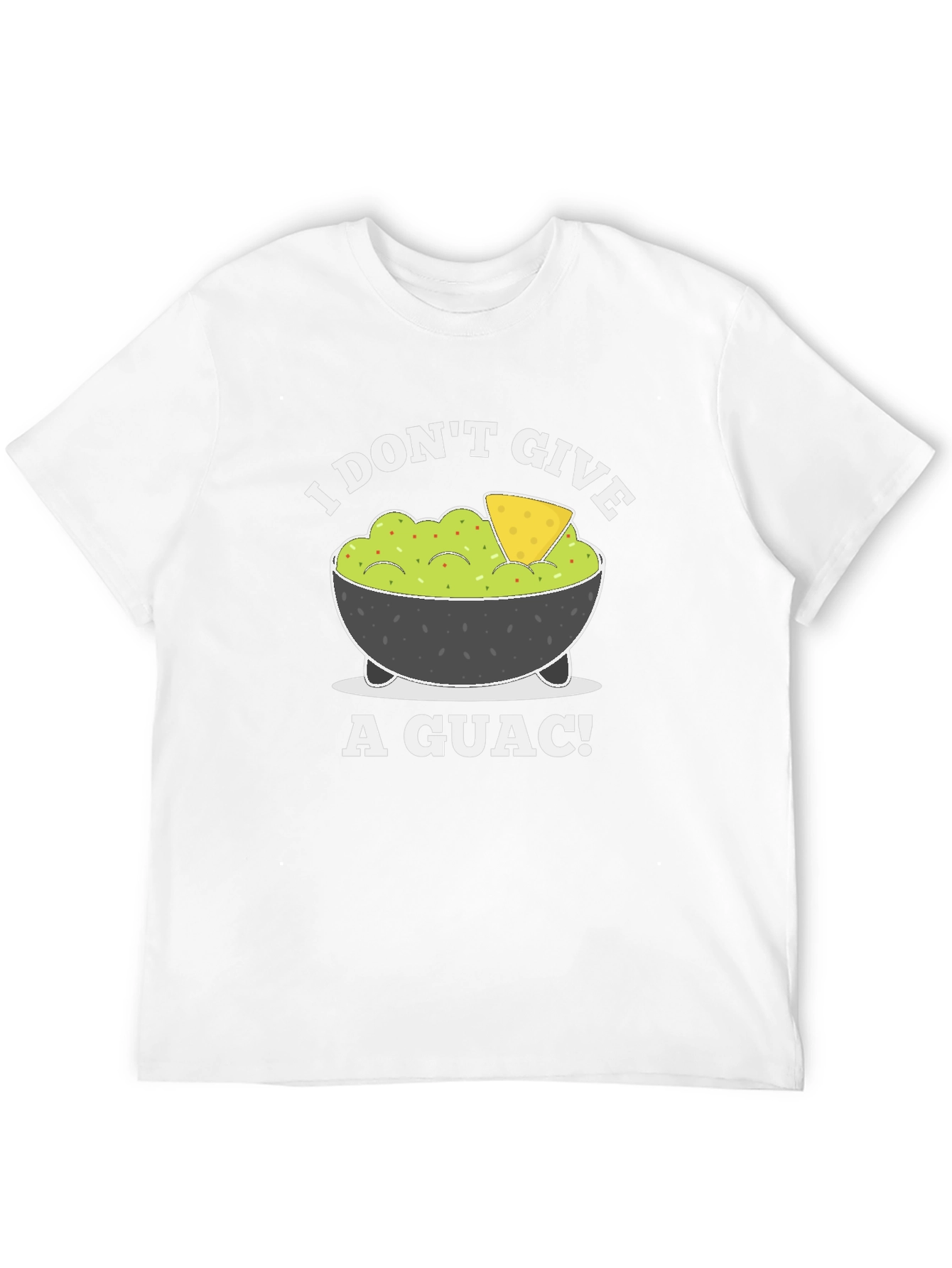 I Dont Give A Guac! Black Graphic T-Shirt
