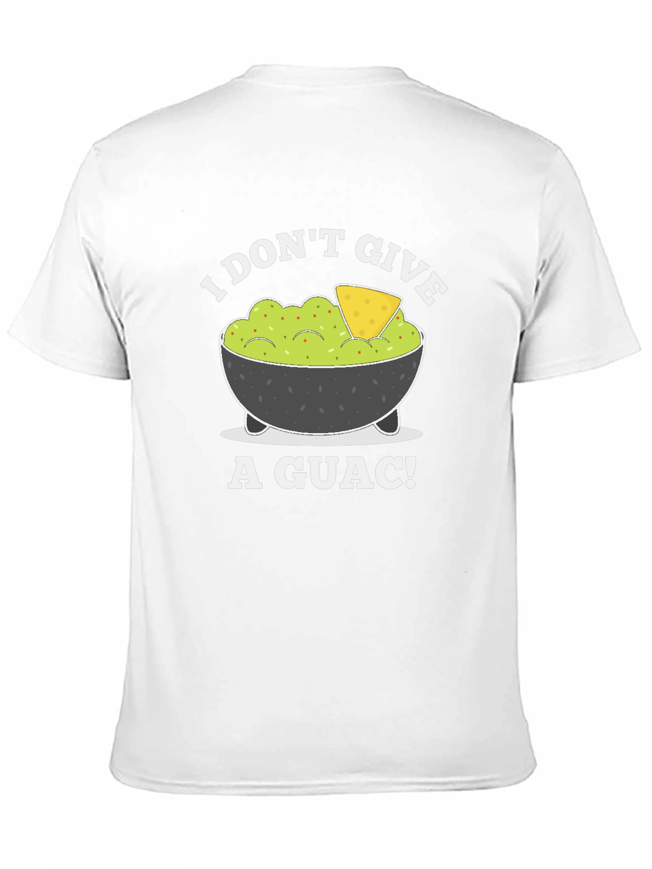 I Dont Give A Guac! Black Graphic T-Shirt