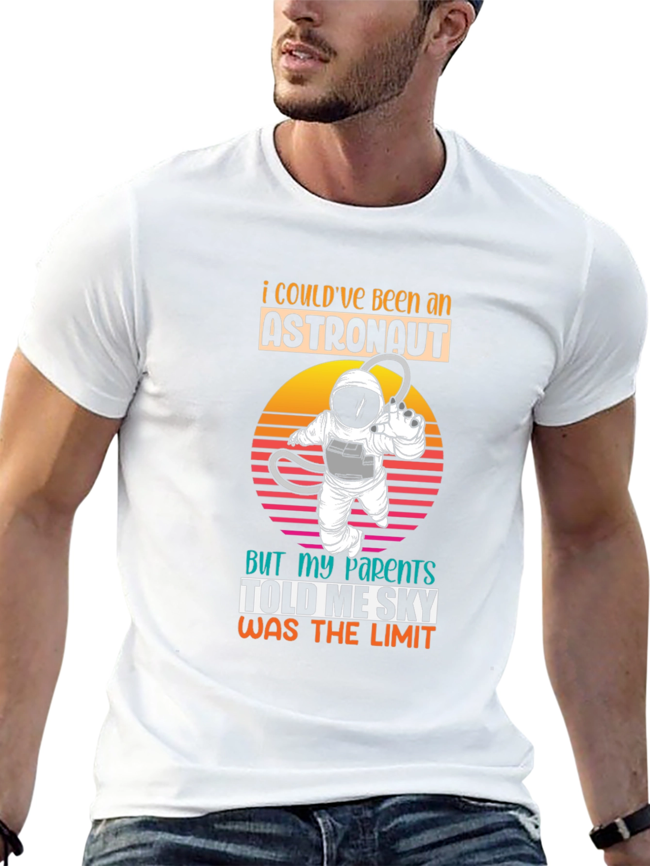 Astronaut Sky Limit Graphic Tee
