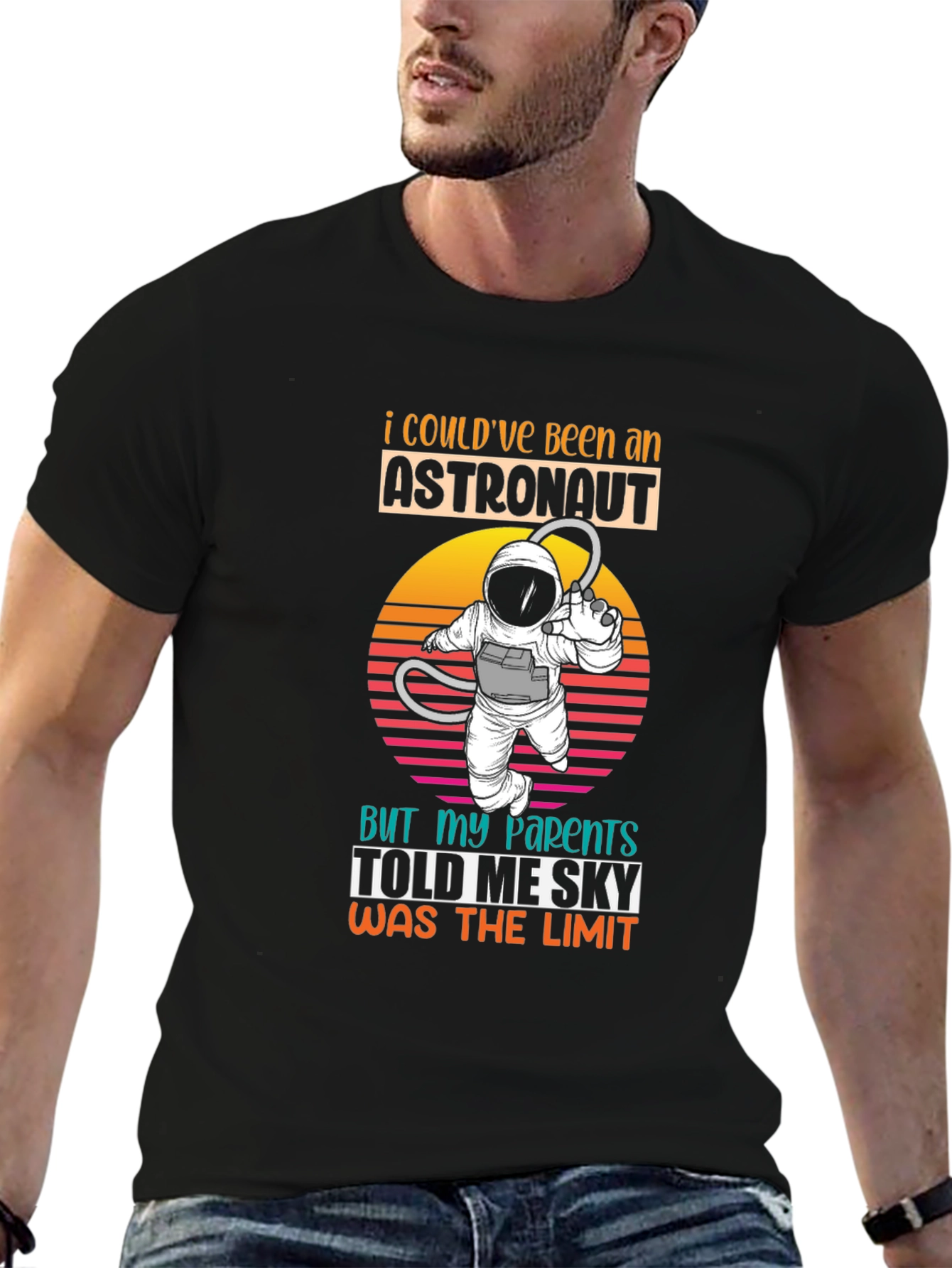 Astronaut Sky Limit Graphic Tee