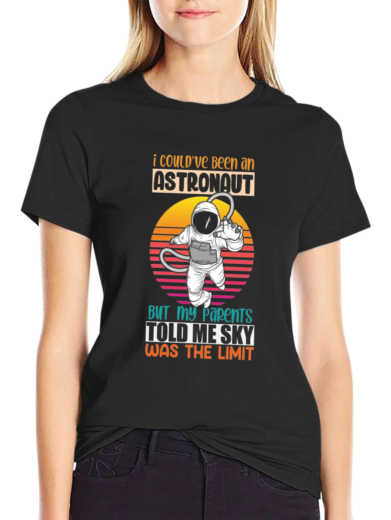 Astronaut Sky Limit Graphic Tee