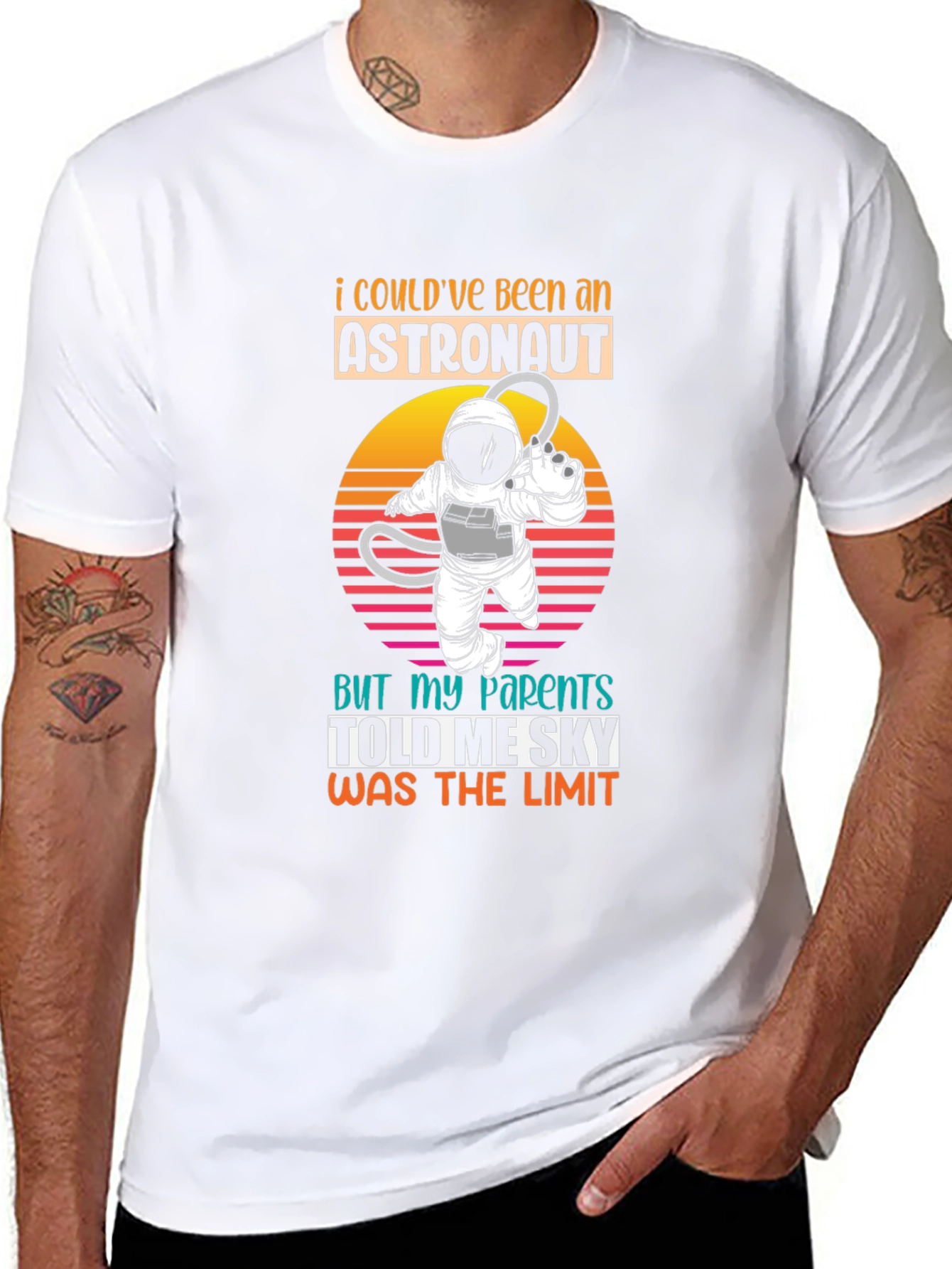 Astronaut Sky Limit Graphic Tee