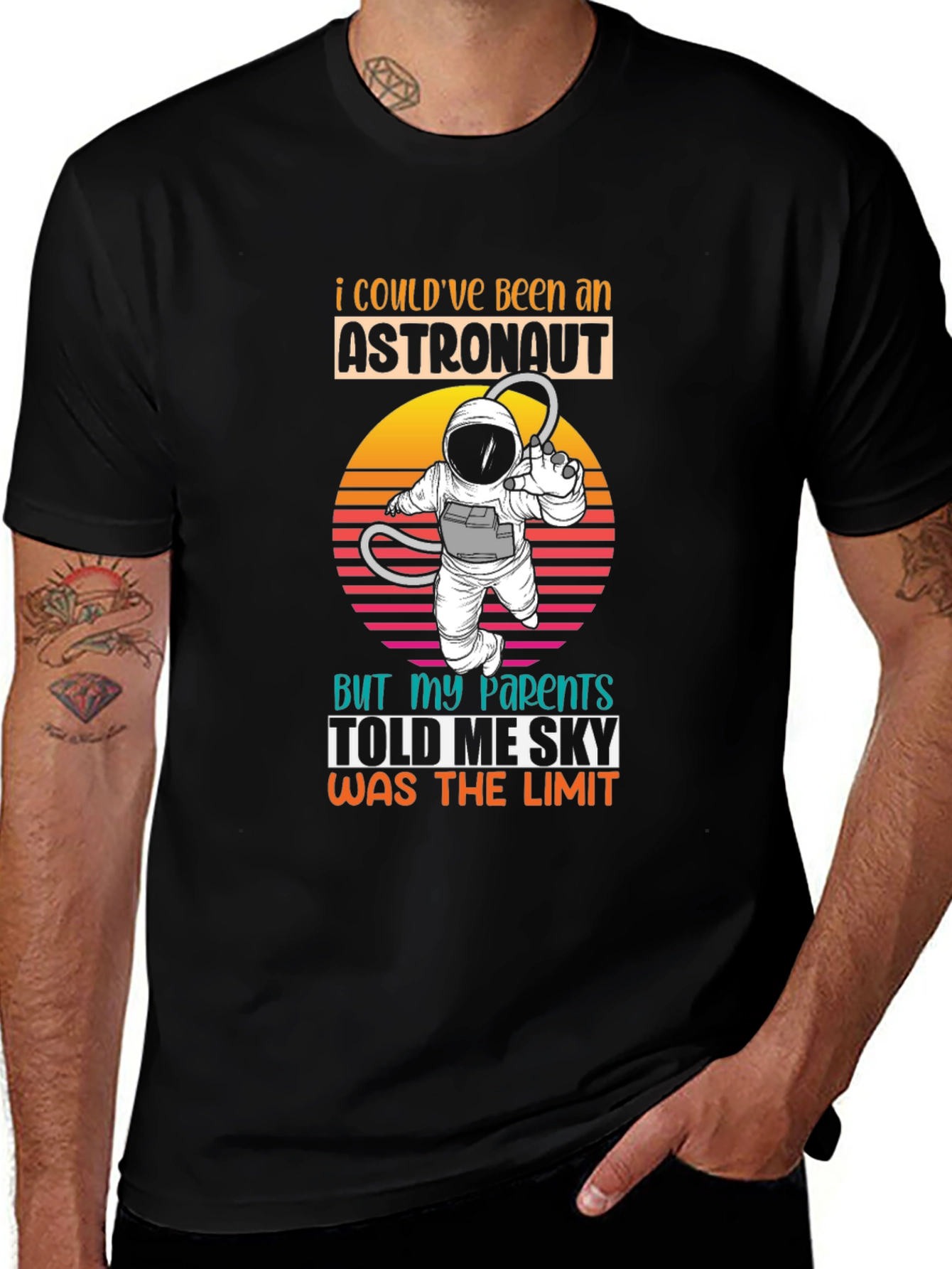 Astronaut Sky Limit Graphic Tee