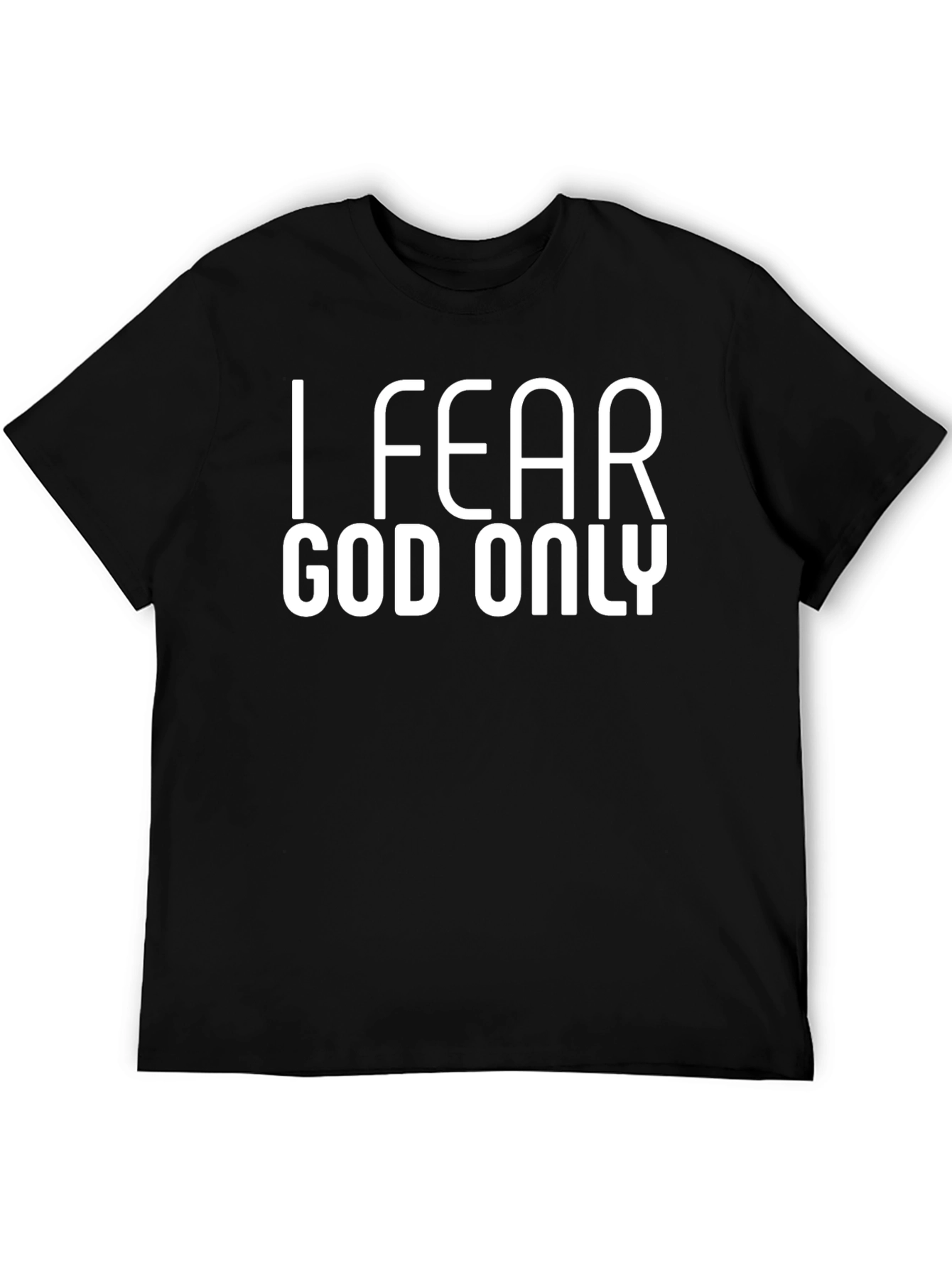 I Fear God Only Black T-Shirt