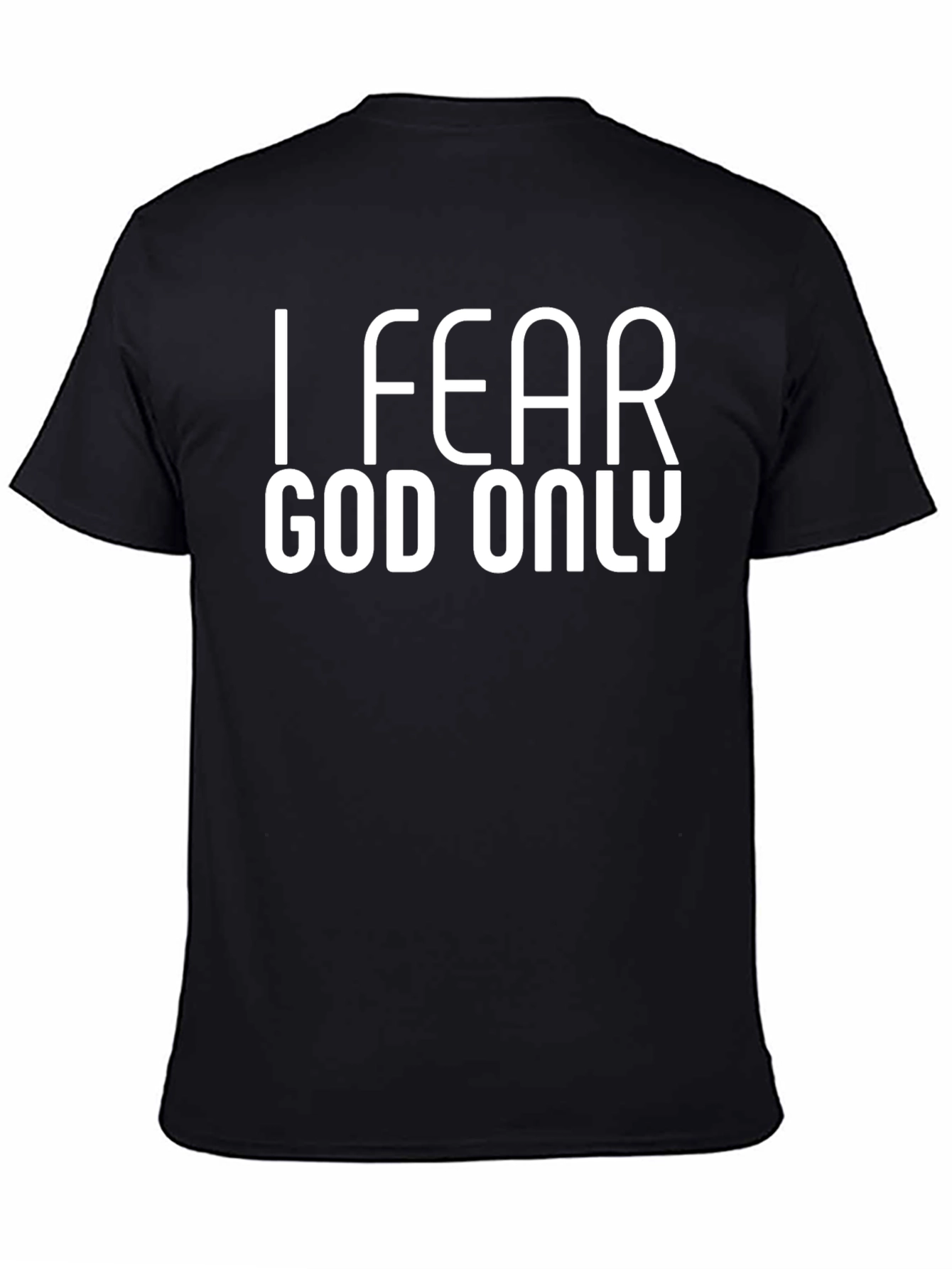 I Fear God Only Black T-Shirt