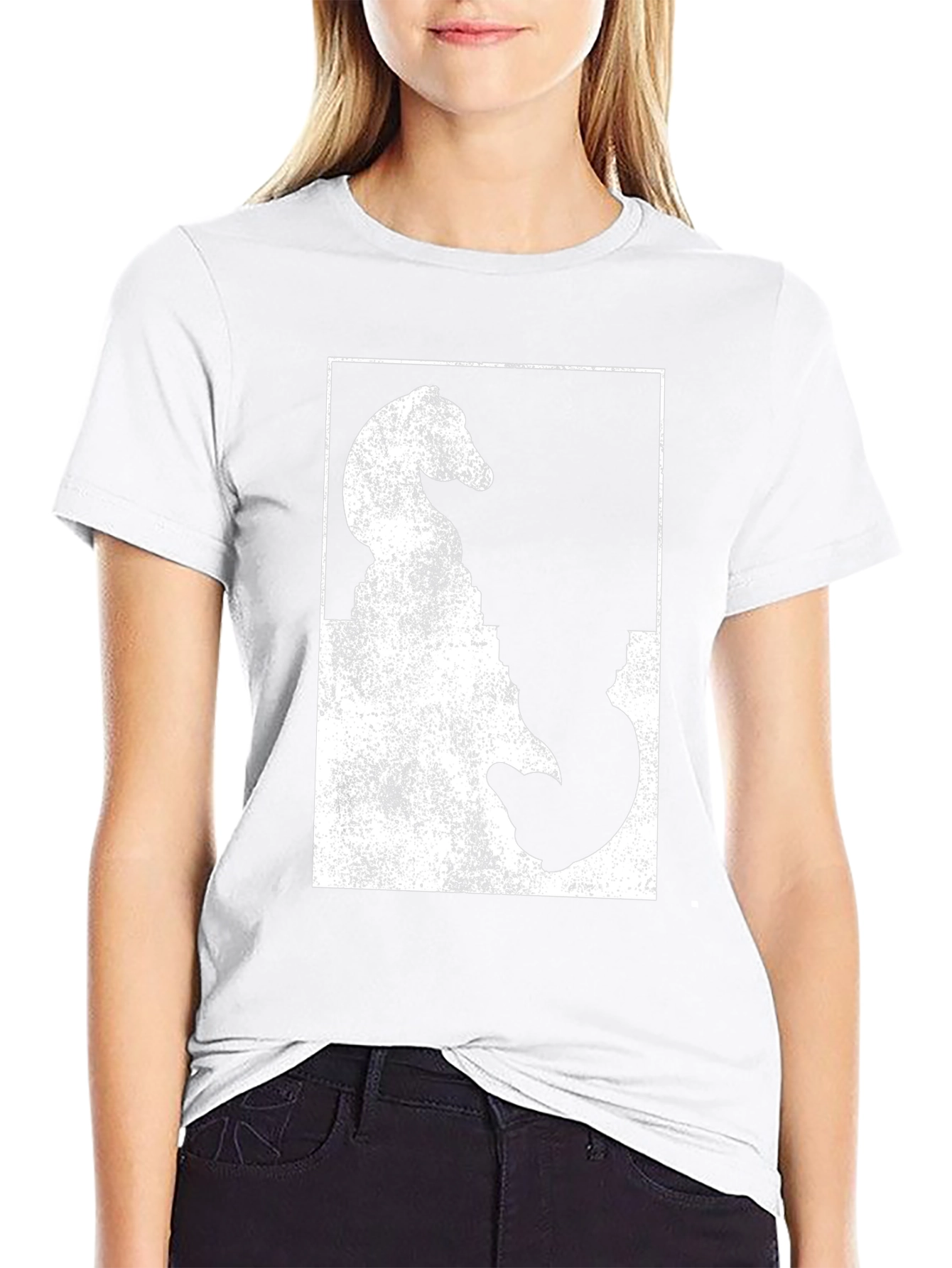Chess Knight Graphic Tee - Stylish Black T-Shirt