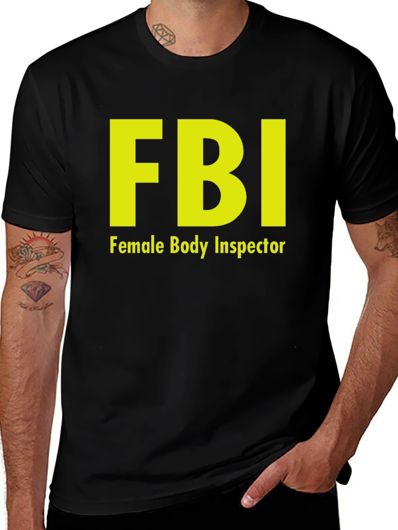 FBI Female Body Inspector Novelty T-Shirt