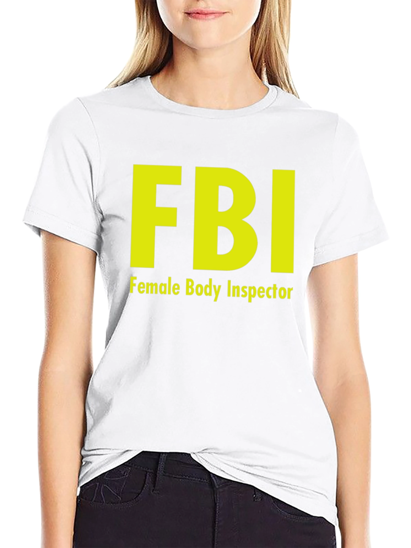 FBI Female Body Inspector Novelty T-Shirt