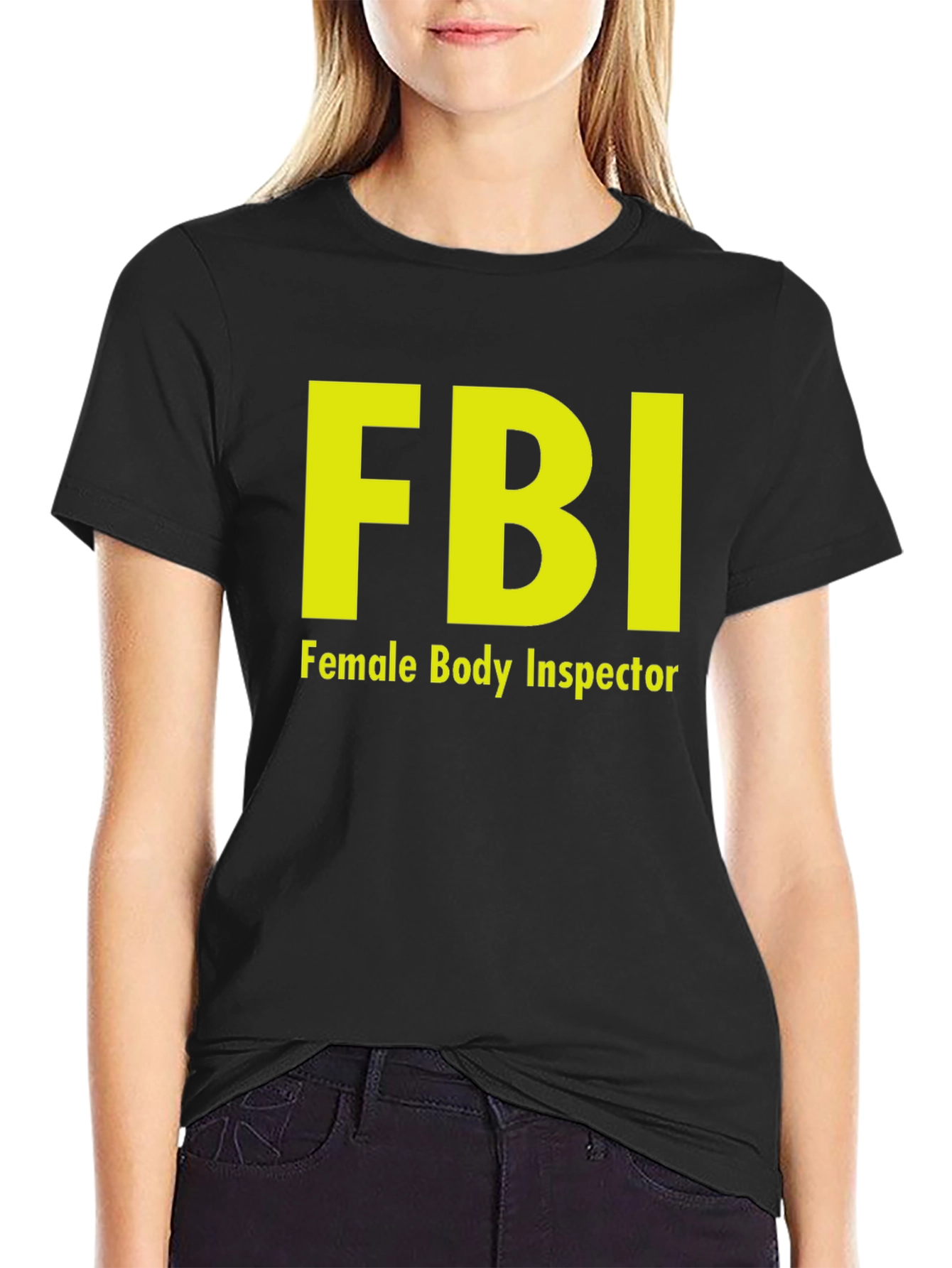 FBI Female Body Inspector Novelty T-Shirt