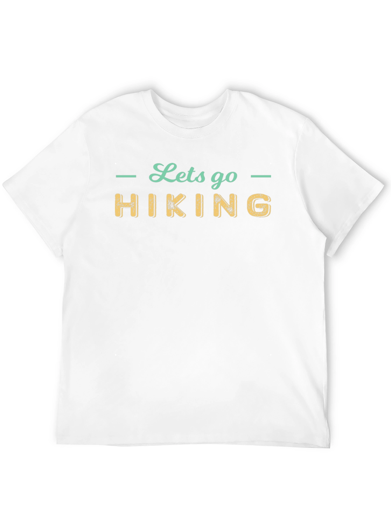 Lets Go Hiking Graphic Tee - Black