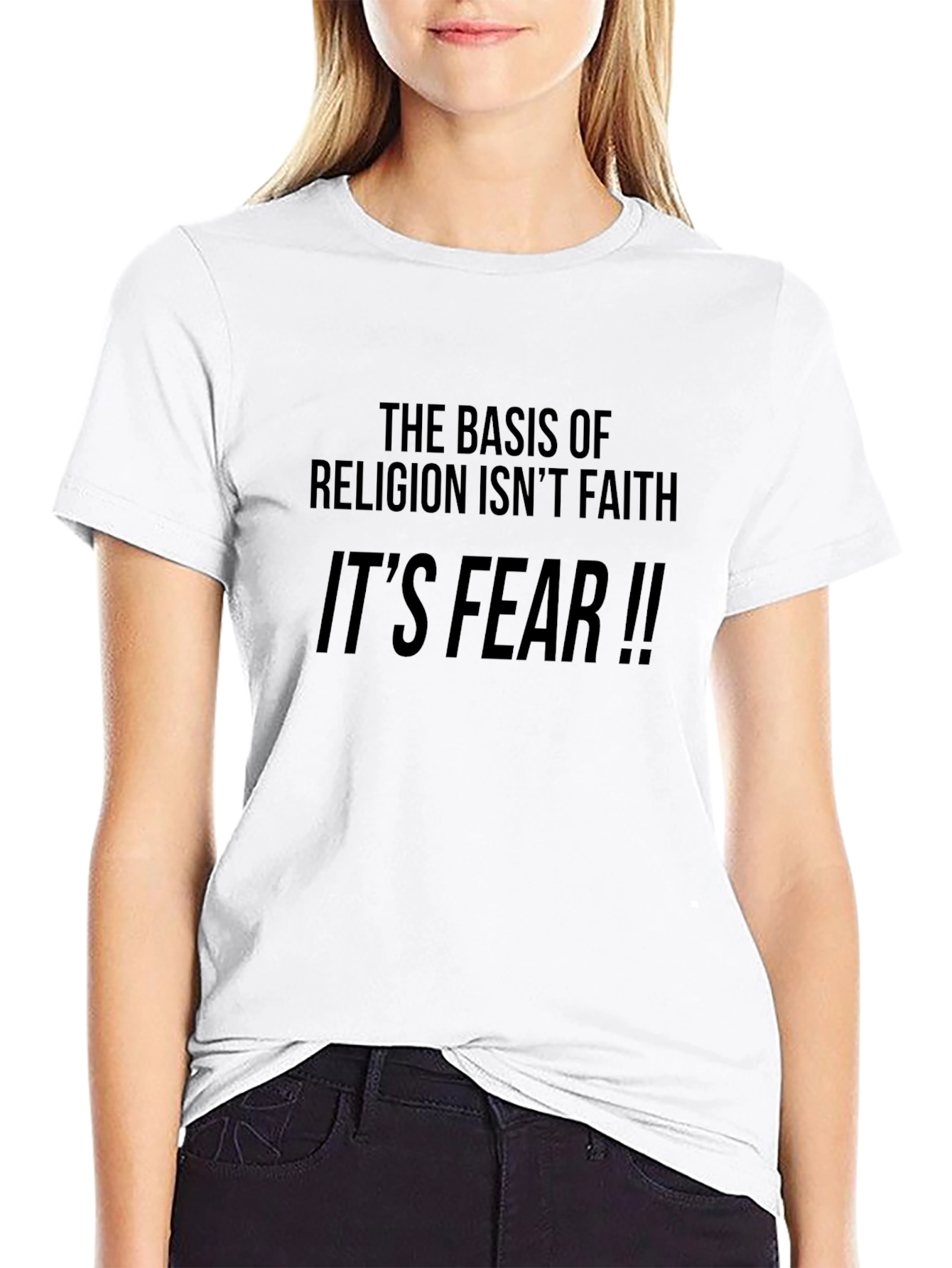 Fear Based Religion Graphic T-Shirt
