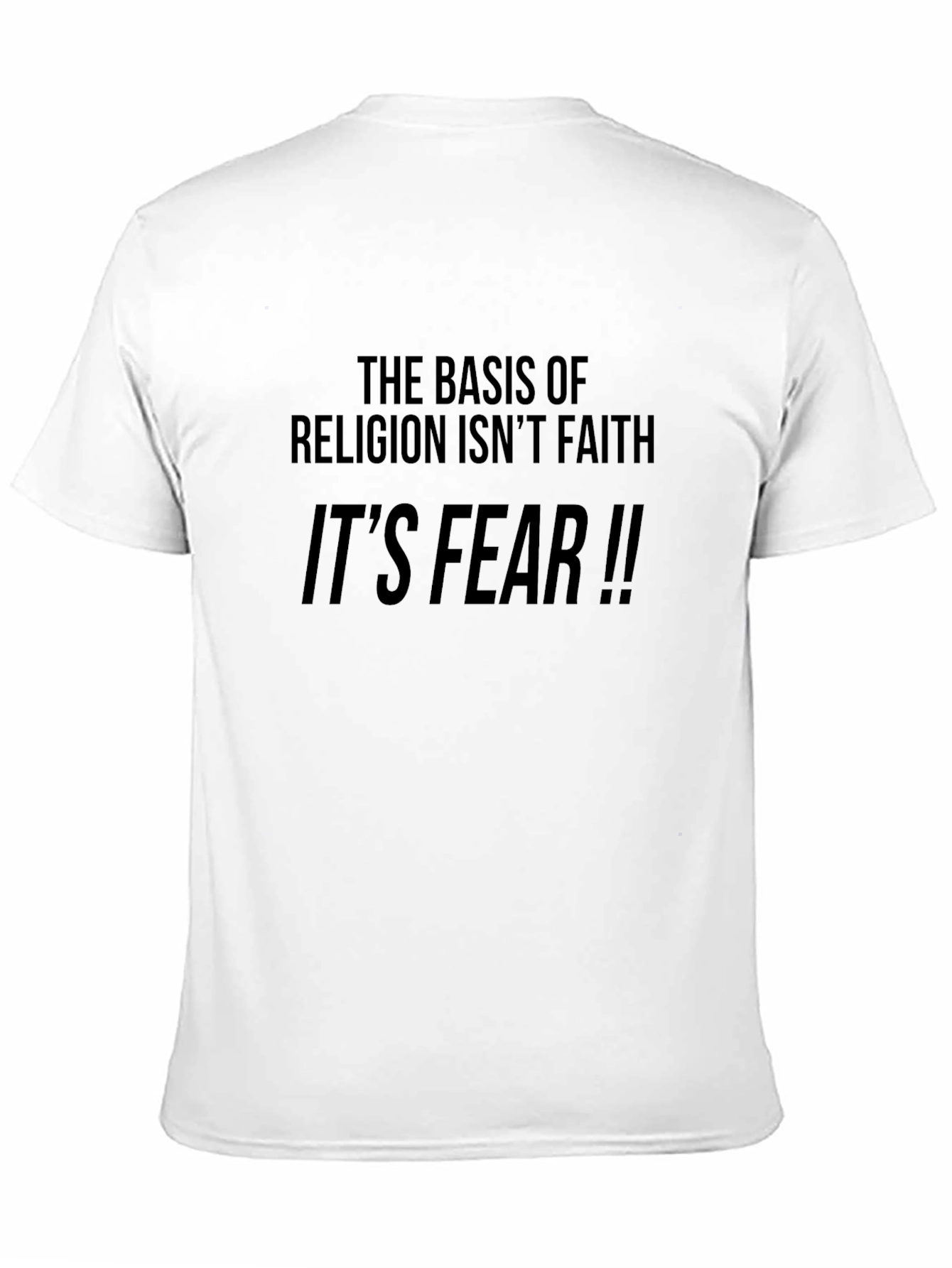 Fear Based Religion Graphic T-Shirt