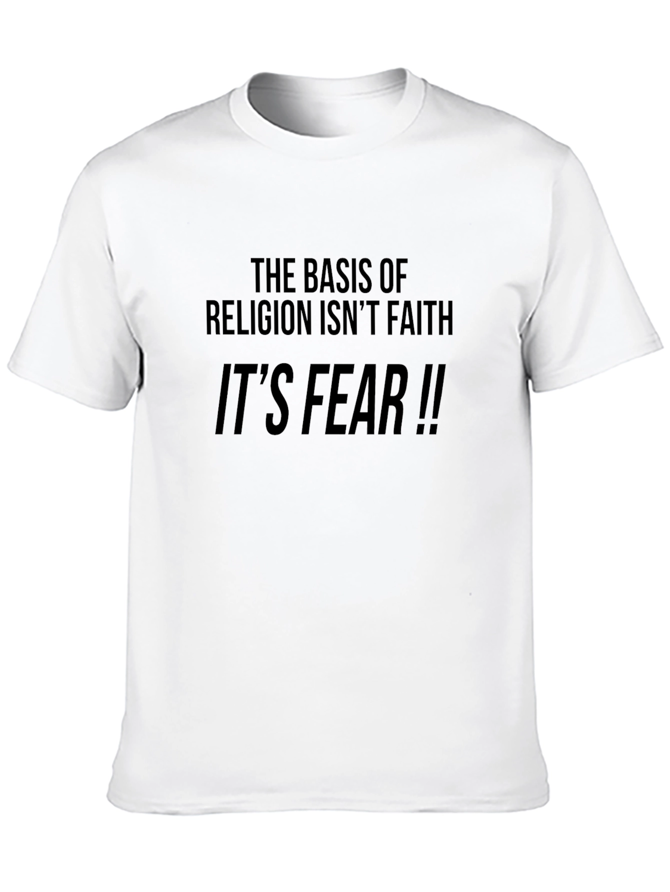 Fear Based Religion Graphic T-Shirt