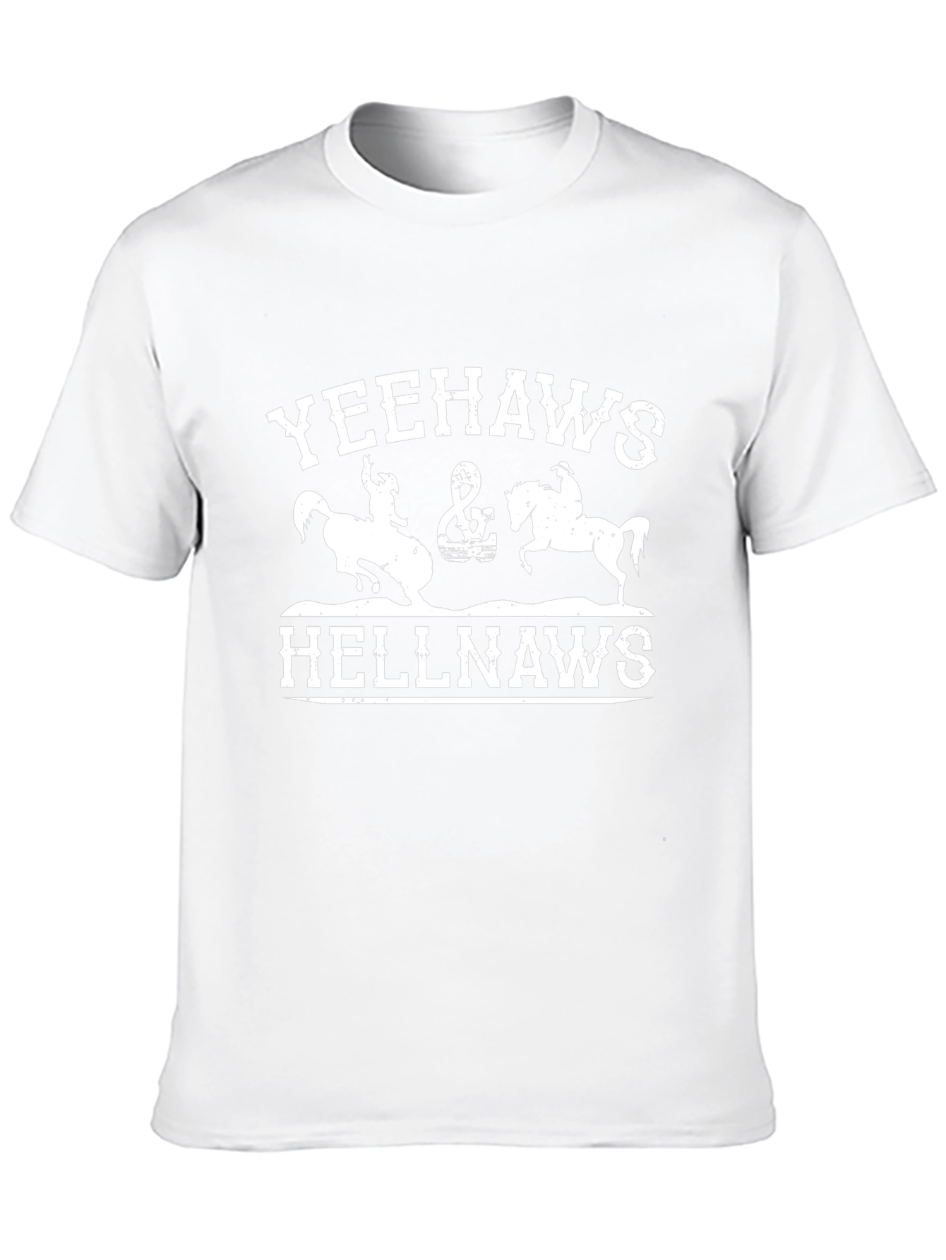 Yeehaws Hellnaws Graphic Tee - Black Cotton T-Shirt