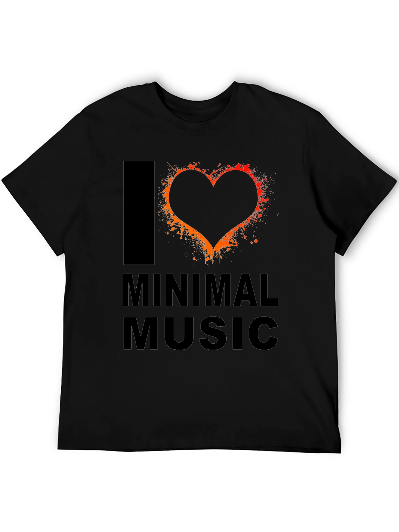 I Love Minimal Music T-Shirt - Unique Graphic Tee