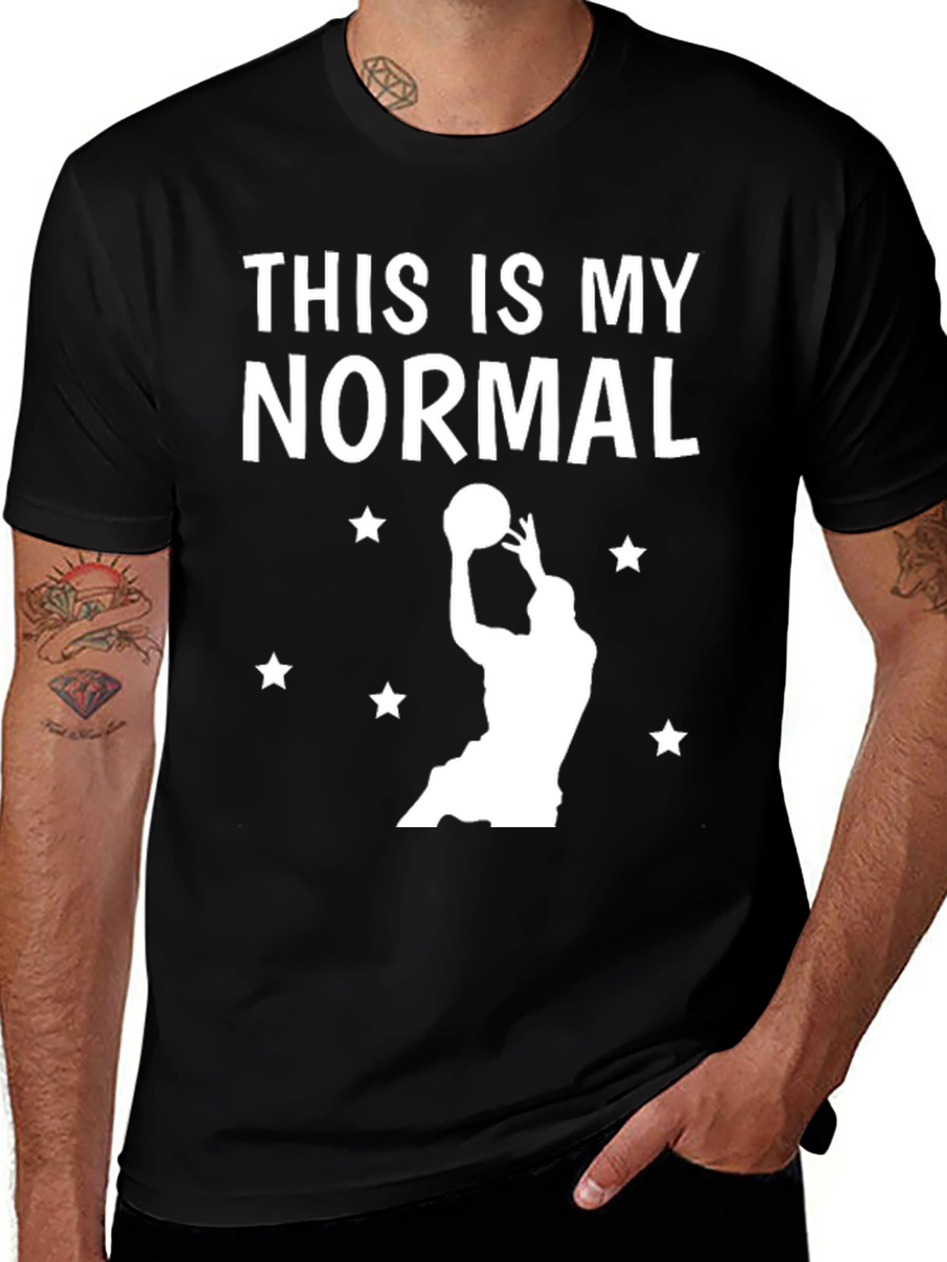 This Is My Normal Basketball Graphic T-Shirt