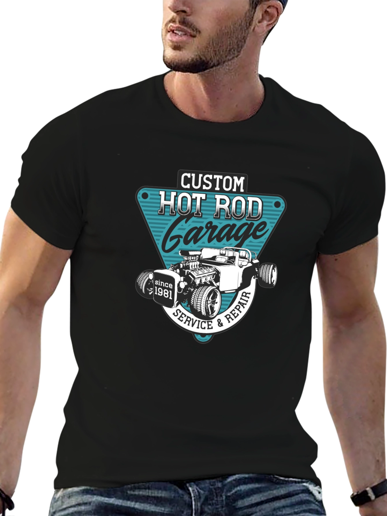 Custom Hot Rod Garage T-Shirt