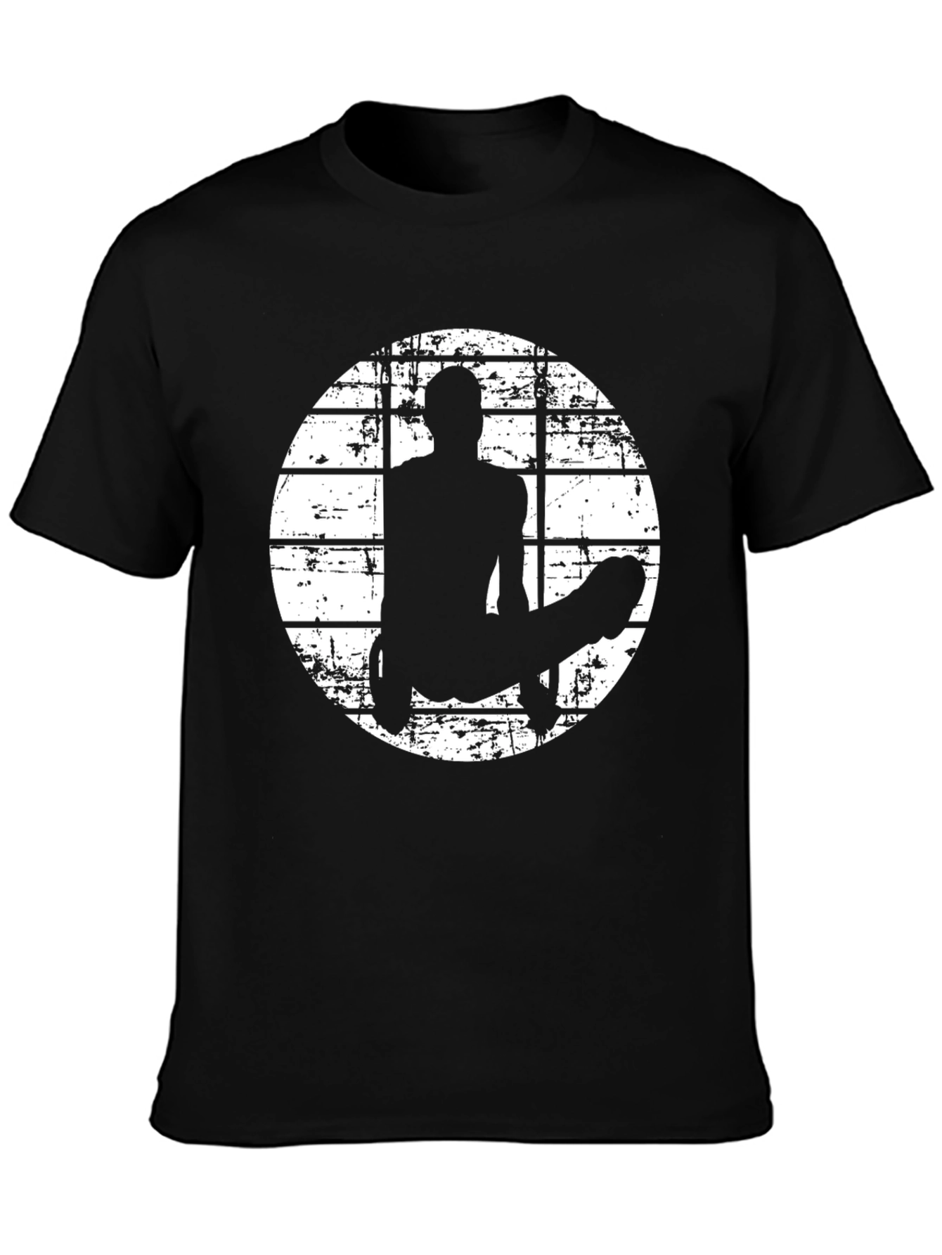 Gymnast Rings T-Shirt - Black Graphic Tee