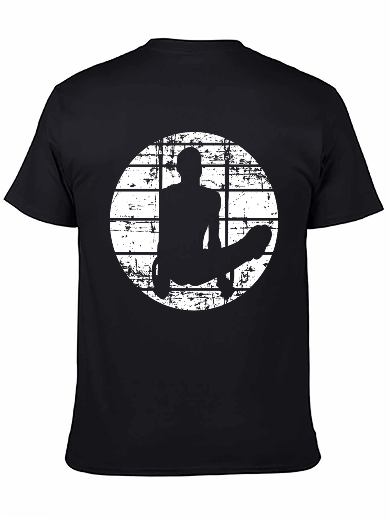 Gymnast Rings T-Shirt - Black Graphic Tee