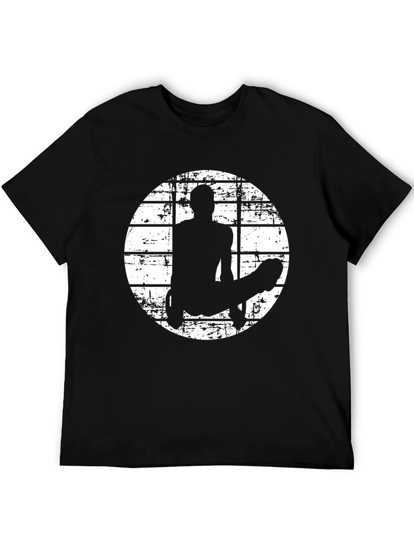 Gymnast Rings T-Shirt - Black Graphic Tee