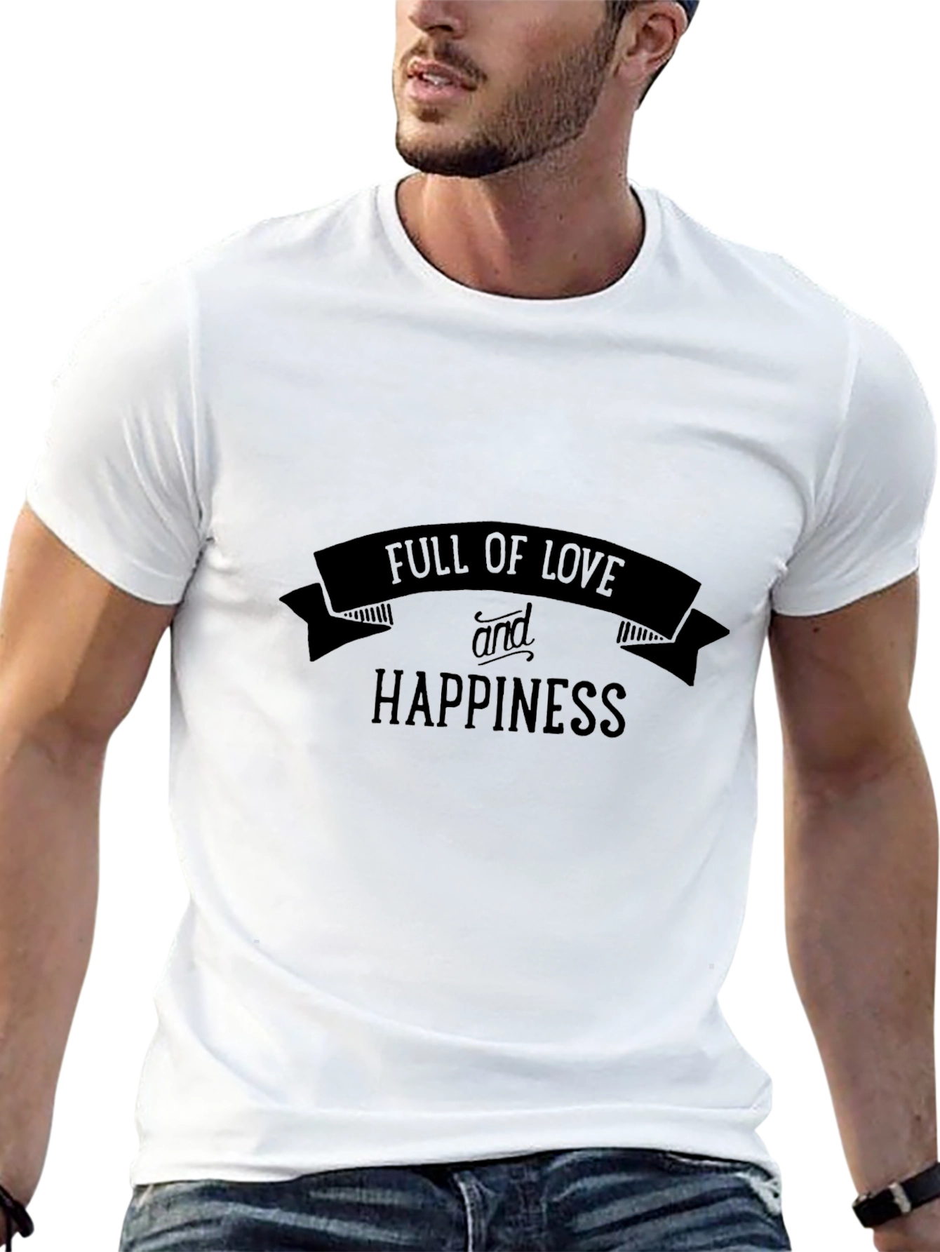 Full of Love and Happiness Graphic Tee