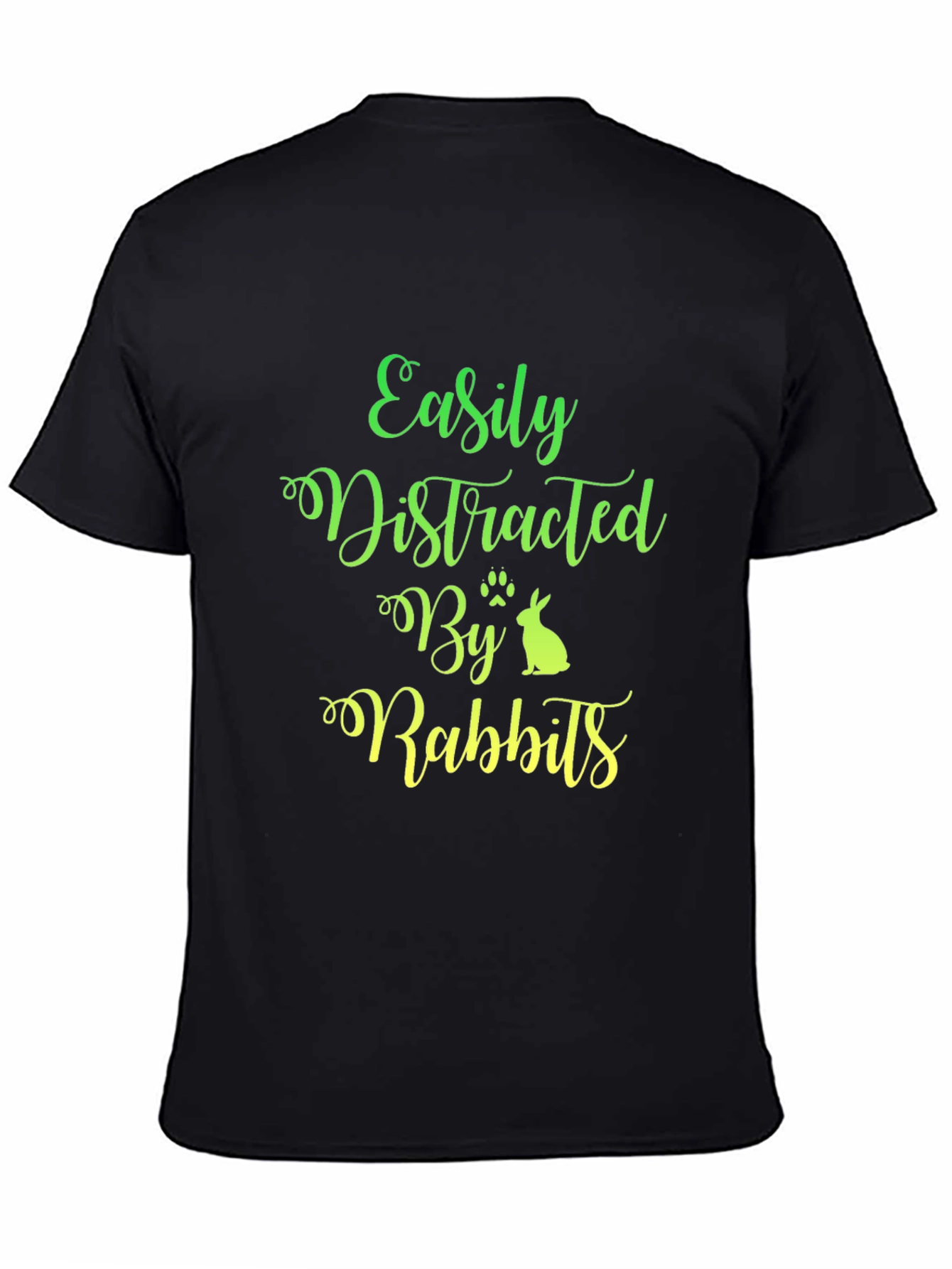 Easily Distracted By Rabbits Graphic Tee