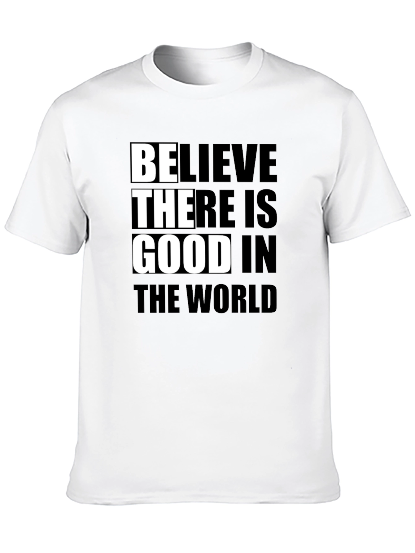 Believe In Good Graphic Tee - Black