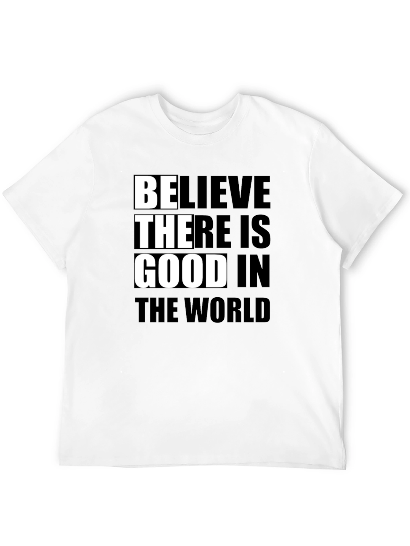 Believe In Good Graphic Tee - Black