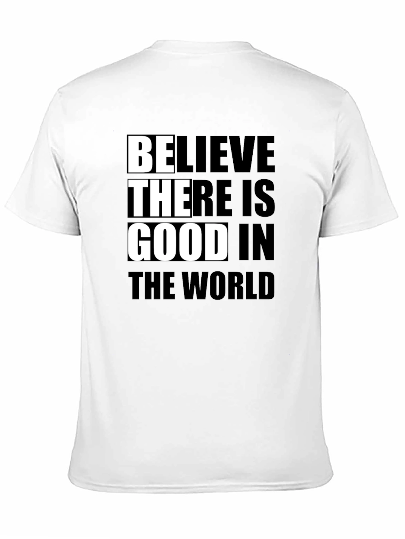 Believe In Good Graphic Tee - Black