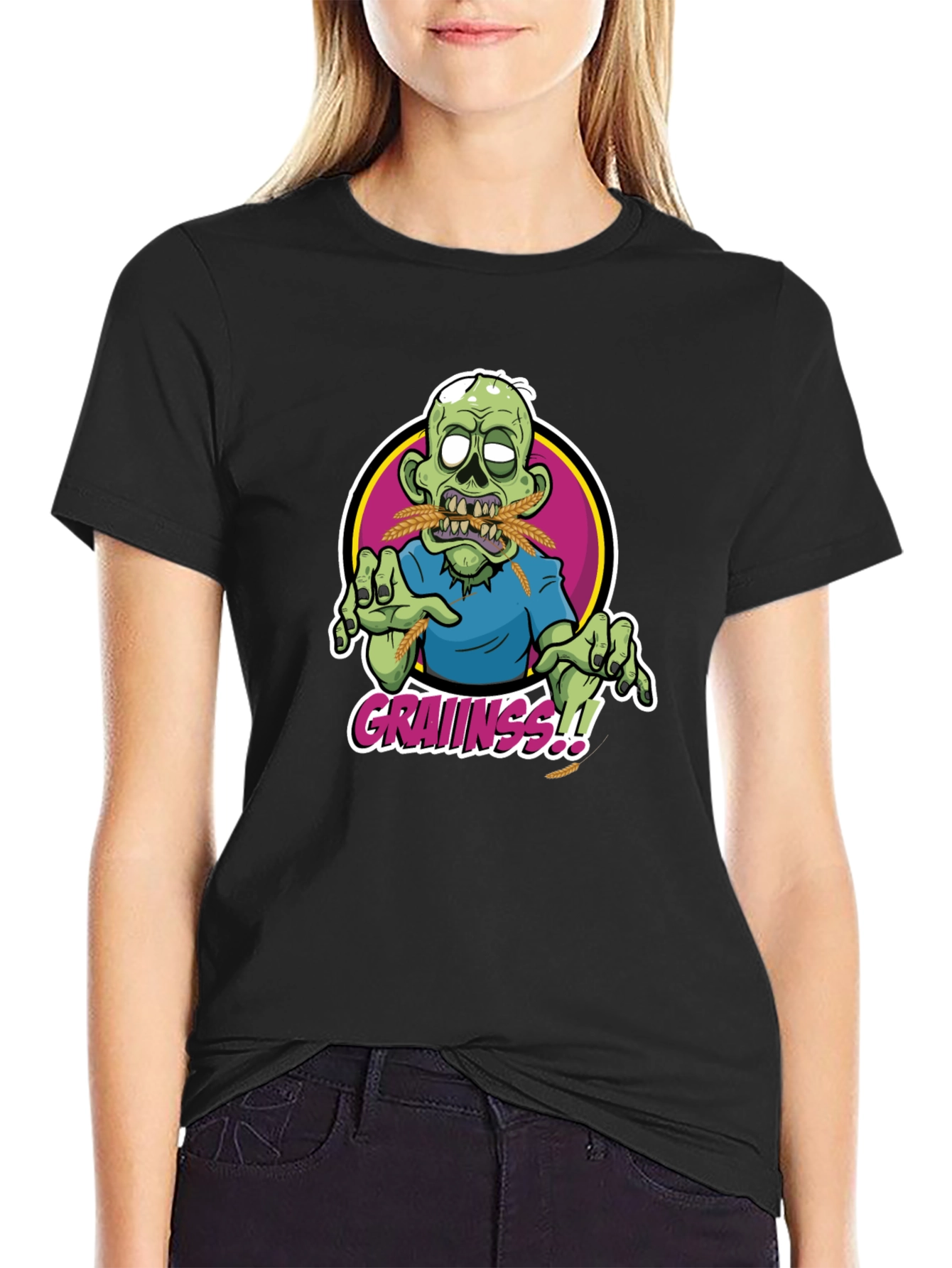Zombie Grainss!! Graphic T-Shirt