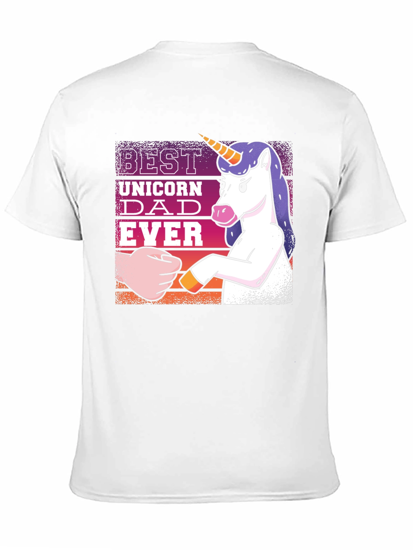 Best Unicorn Dad Ever Graphic T-Shirt