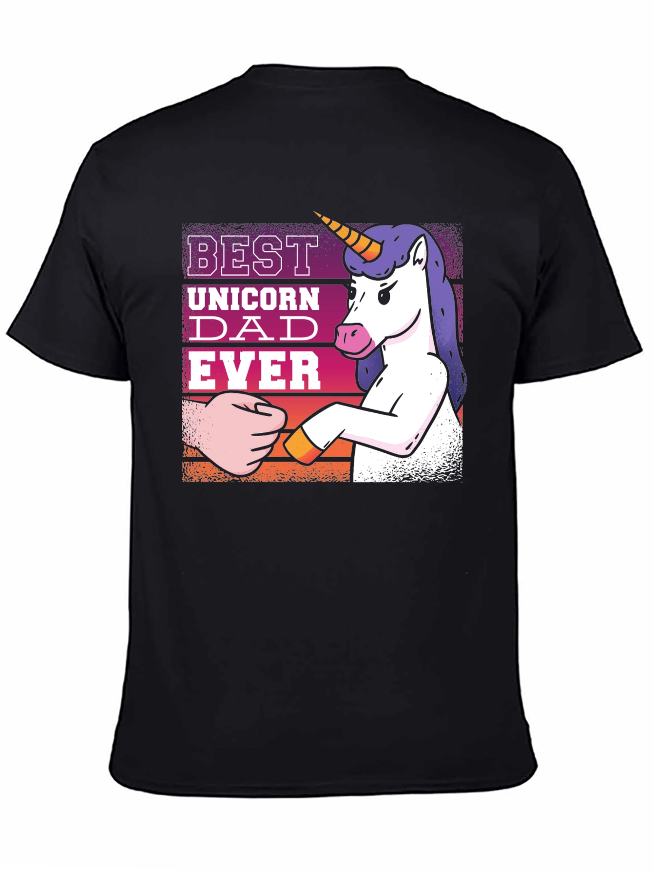 Best Unicorn Dad Ever Graphic T-Shirt