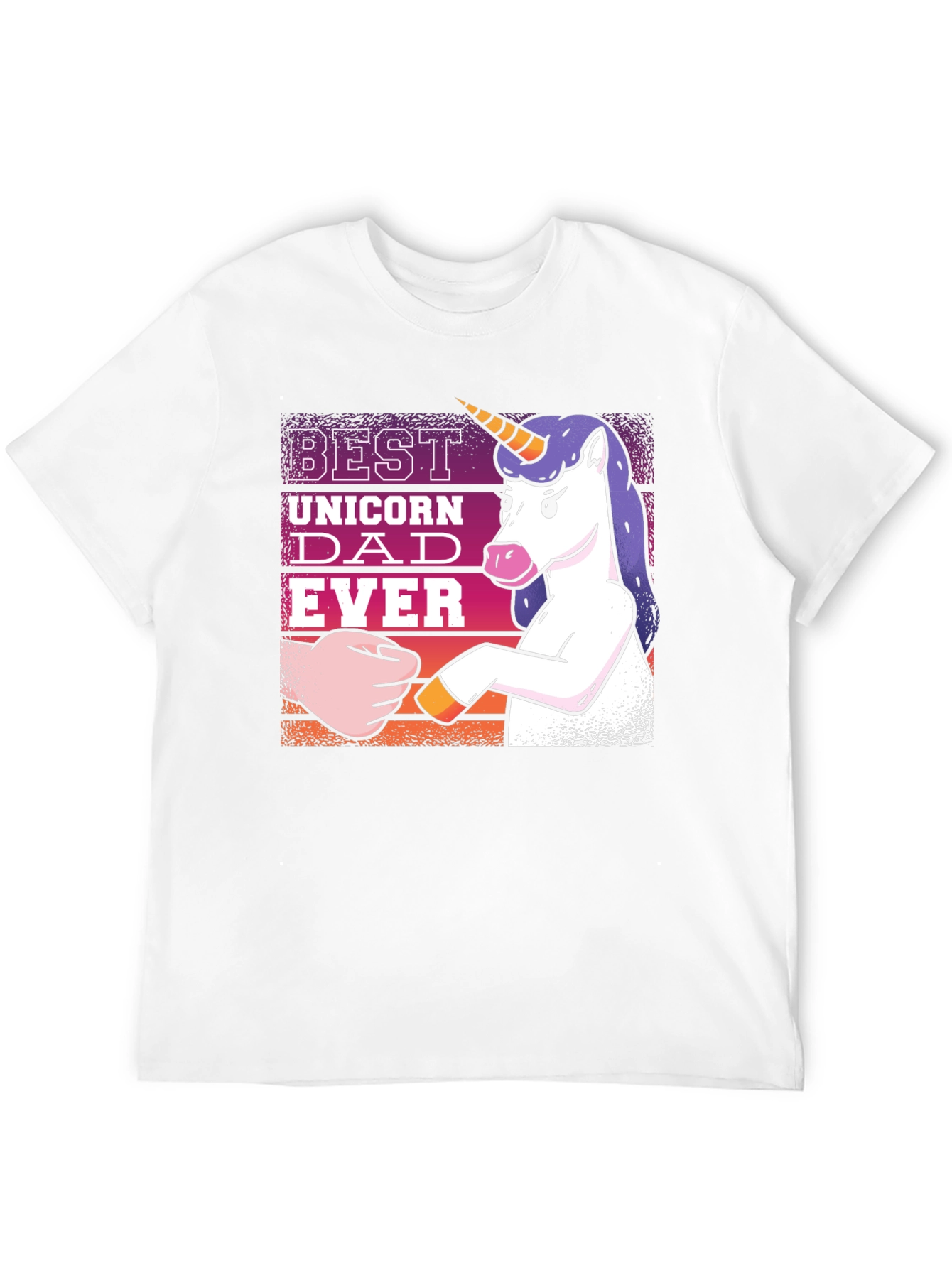 Best Unicorn Dad Ever Graphic T-Shirt