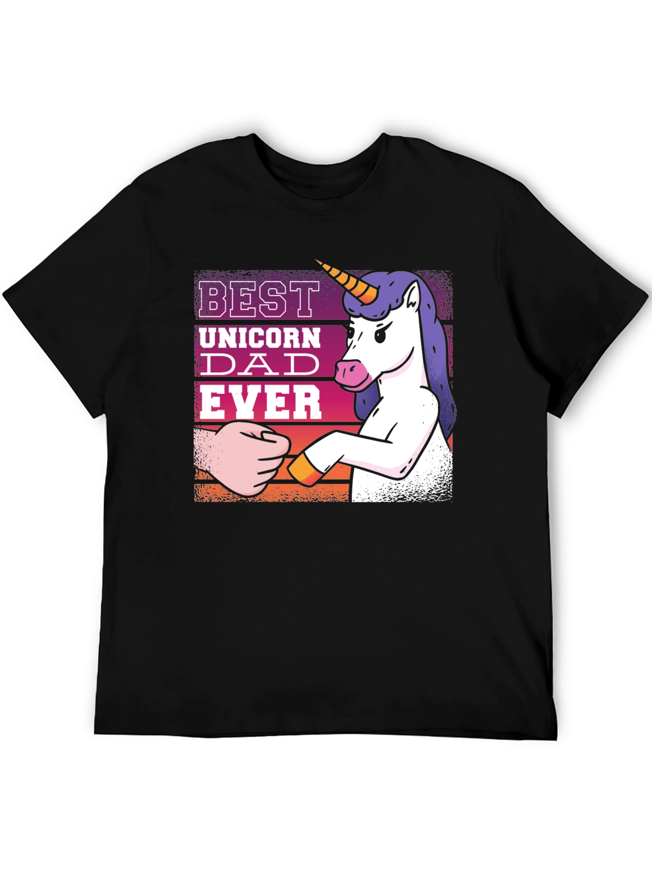Best Unicorn Dad Ever Graphic T-Shirt