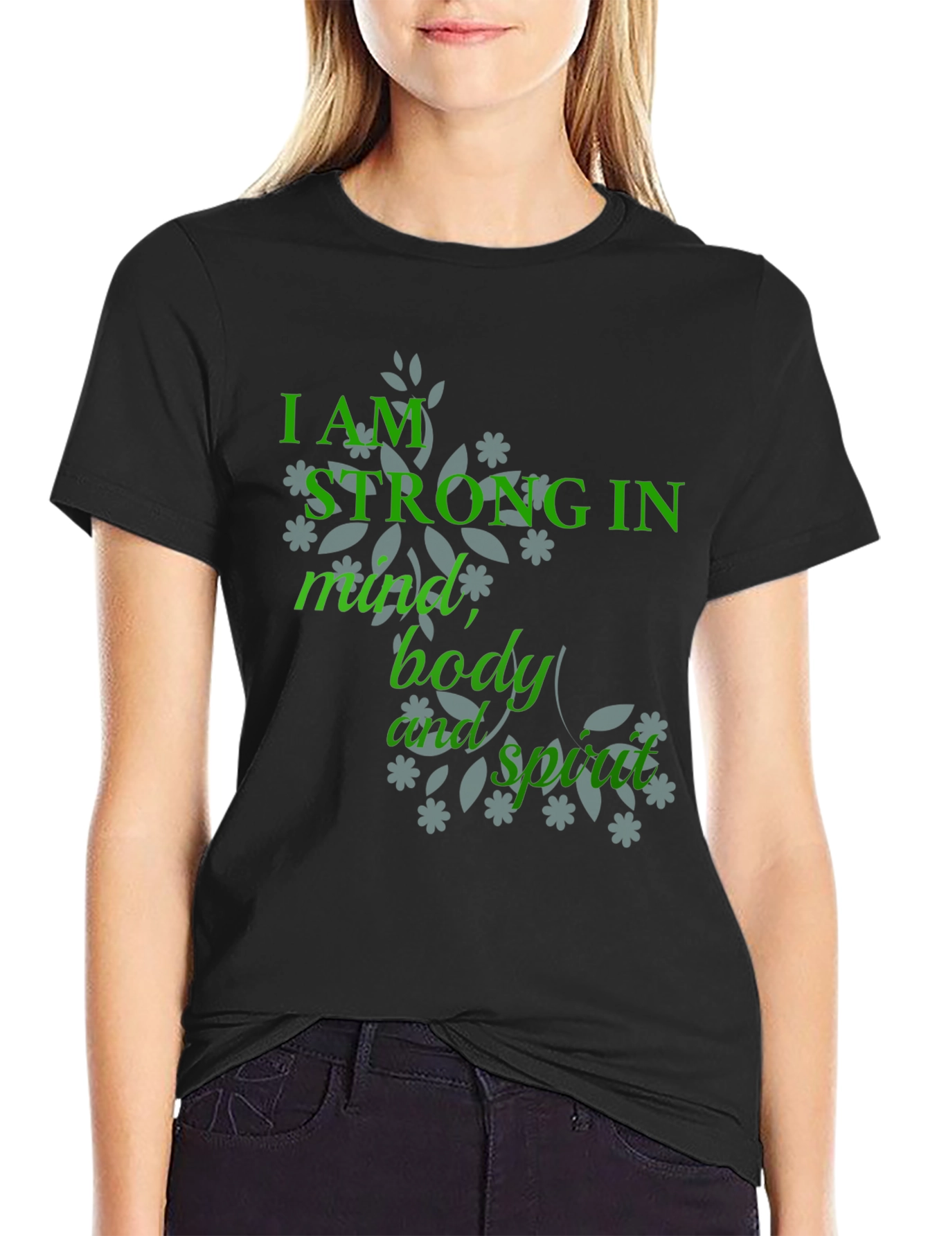 Strong Mind Body Spirit Graphic T-Shirt