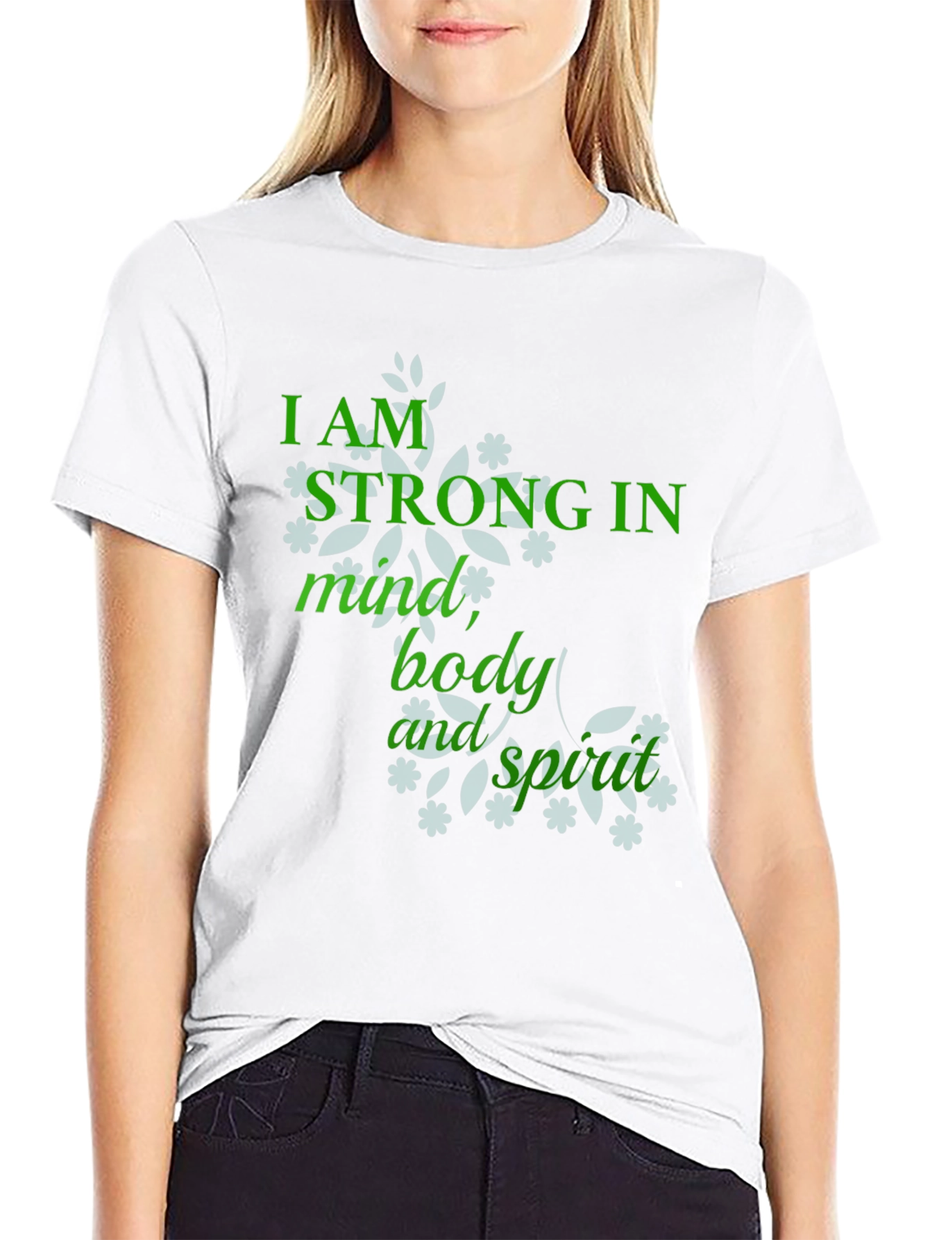 Strong Mind Body Spirit Graphic T-Shirt