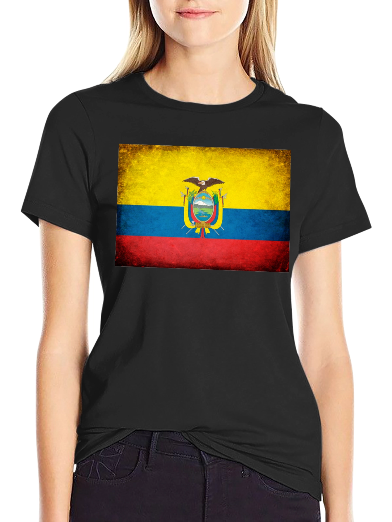 Ecuador Flag Graphic T-Shirt