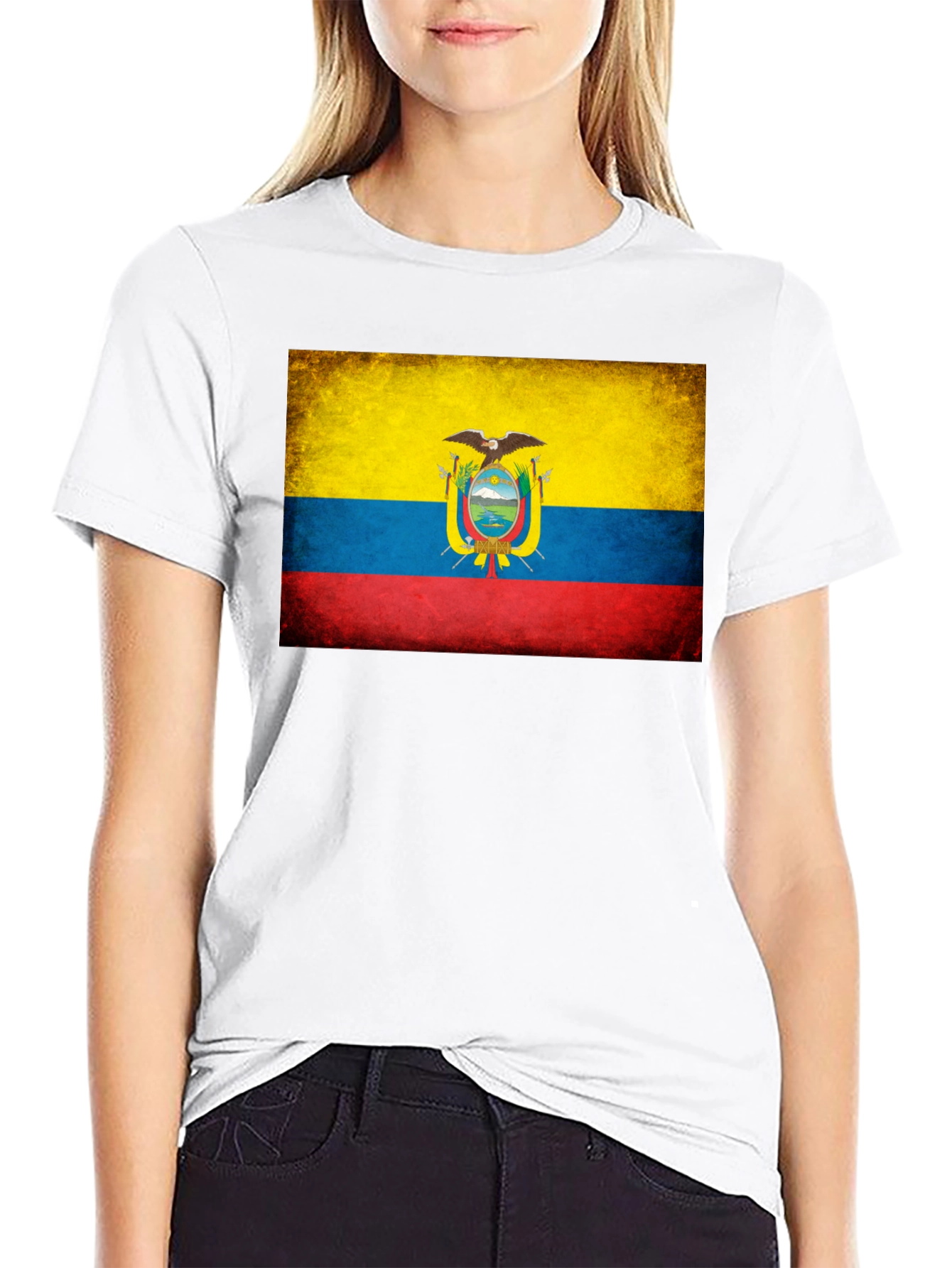 Ecuador Flag Graphic T-Shirt
