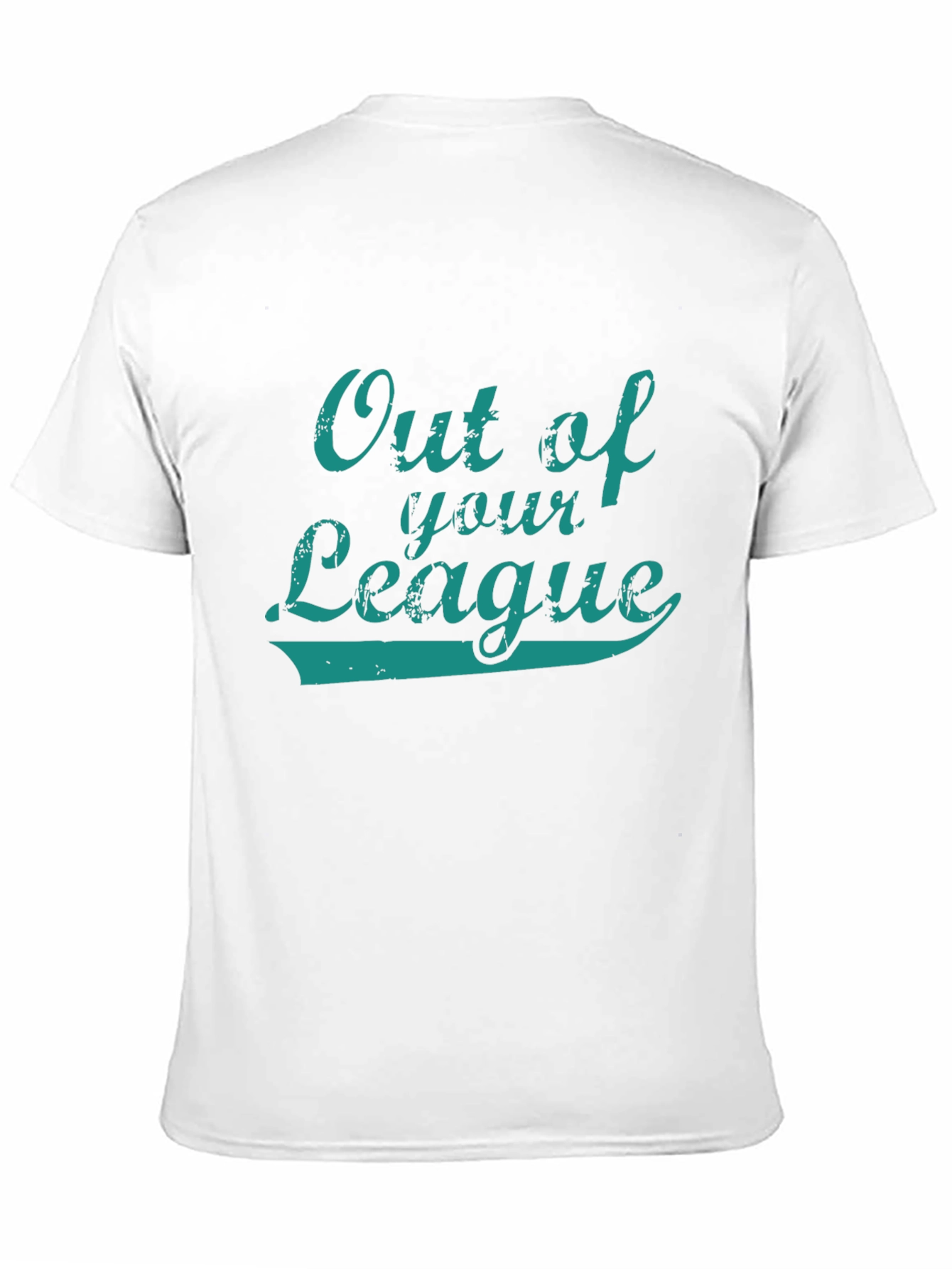 Out of Your League Black Graphic Tee