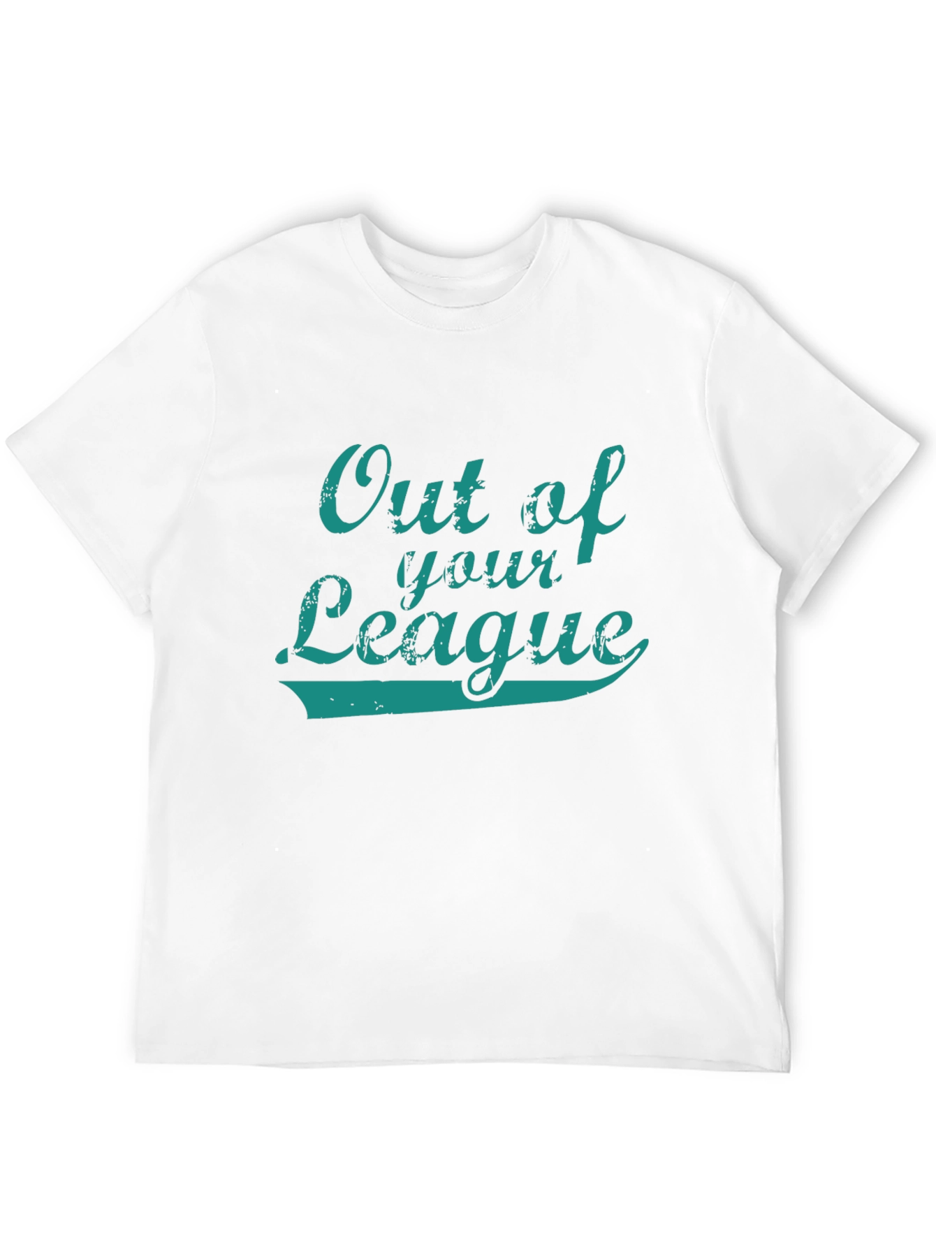 Out of Your League Black Graphic Tee