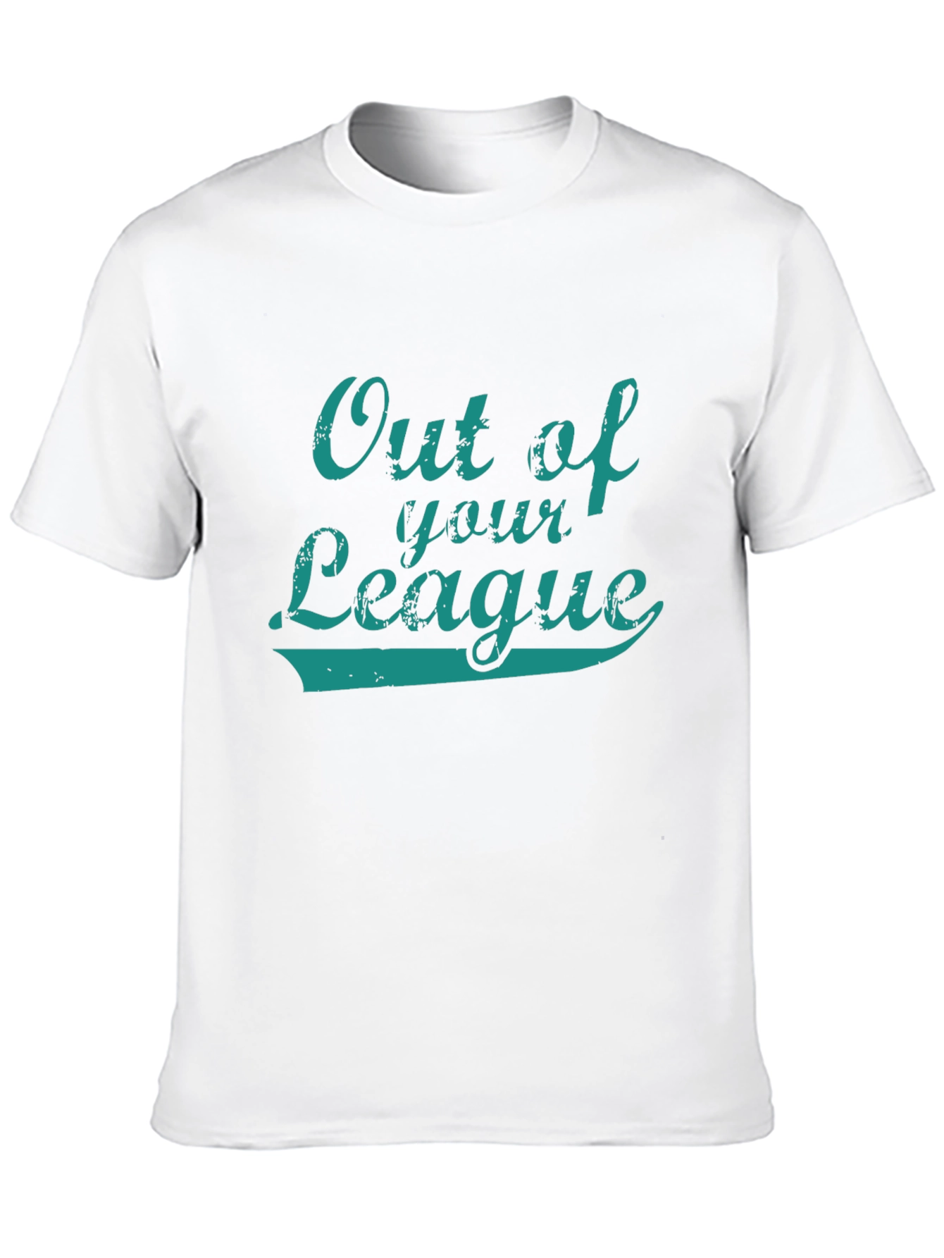 Out of Your League Black Graphic Tee