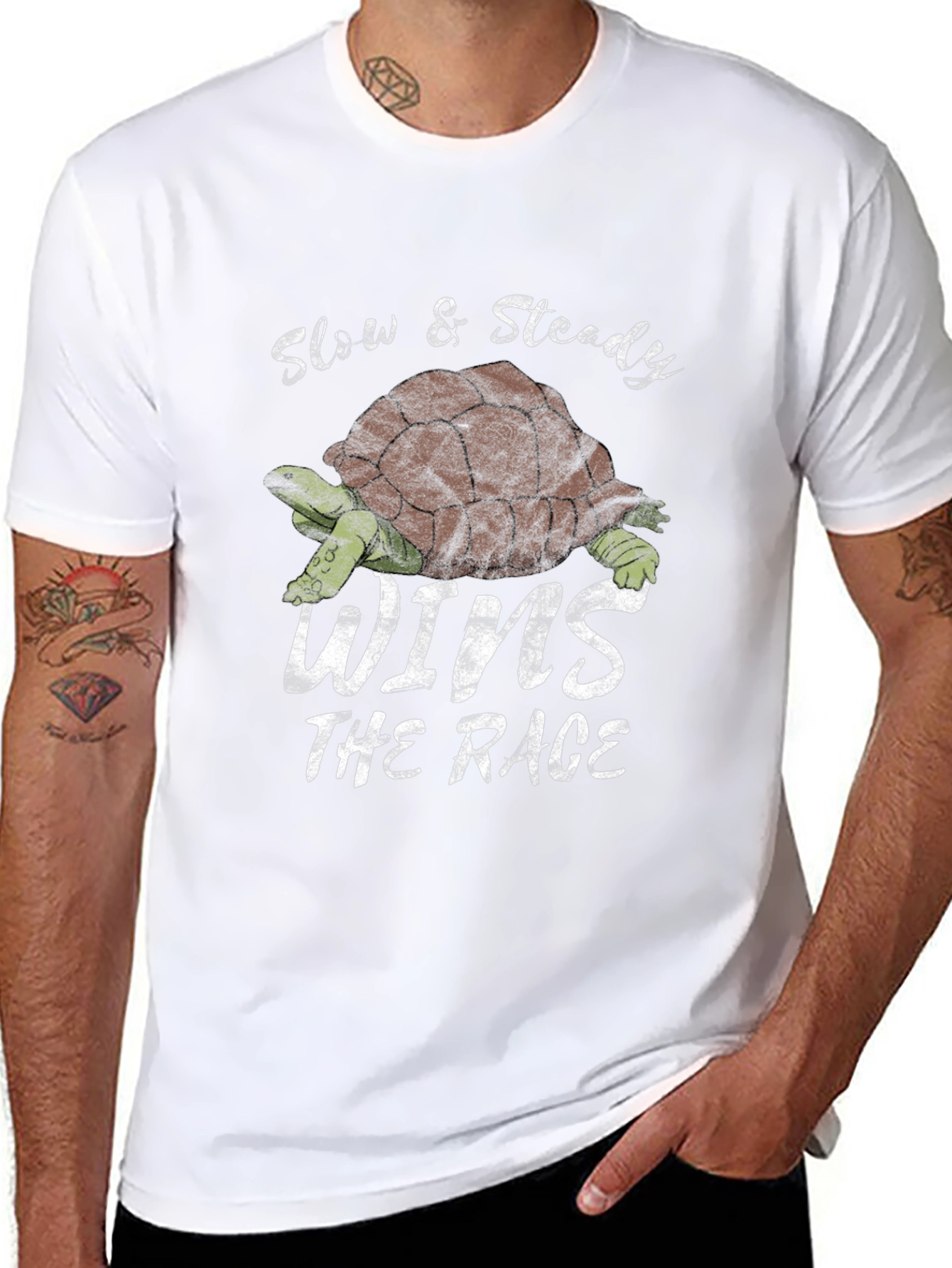 Slow & Steady Wins the Race Graphic T-Shirt
